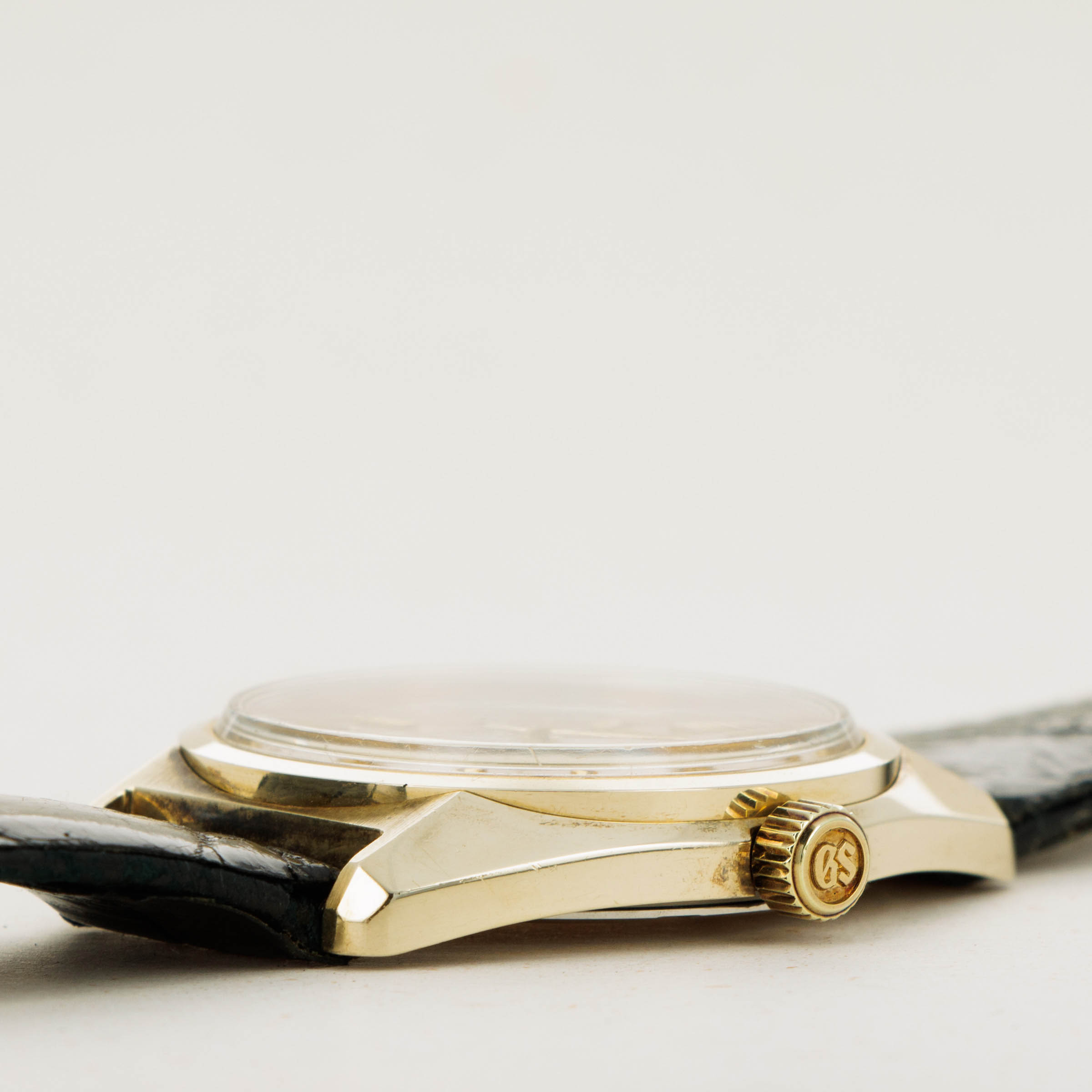 Grand Seiko 45GS 4520-8000 Gold Capped Box and Hang Tags