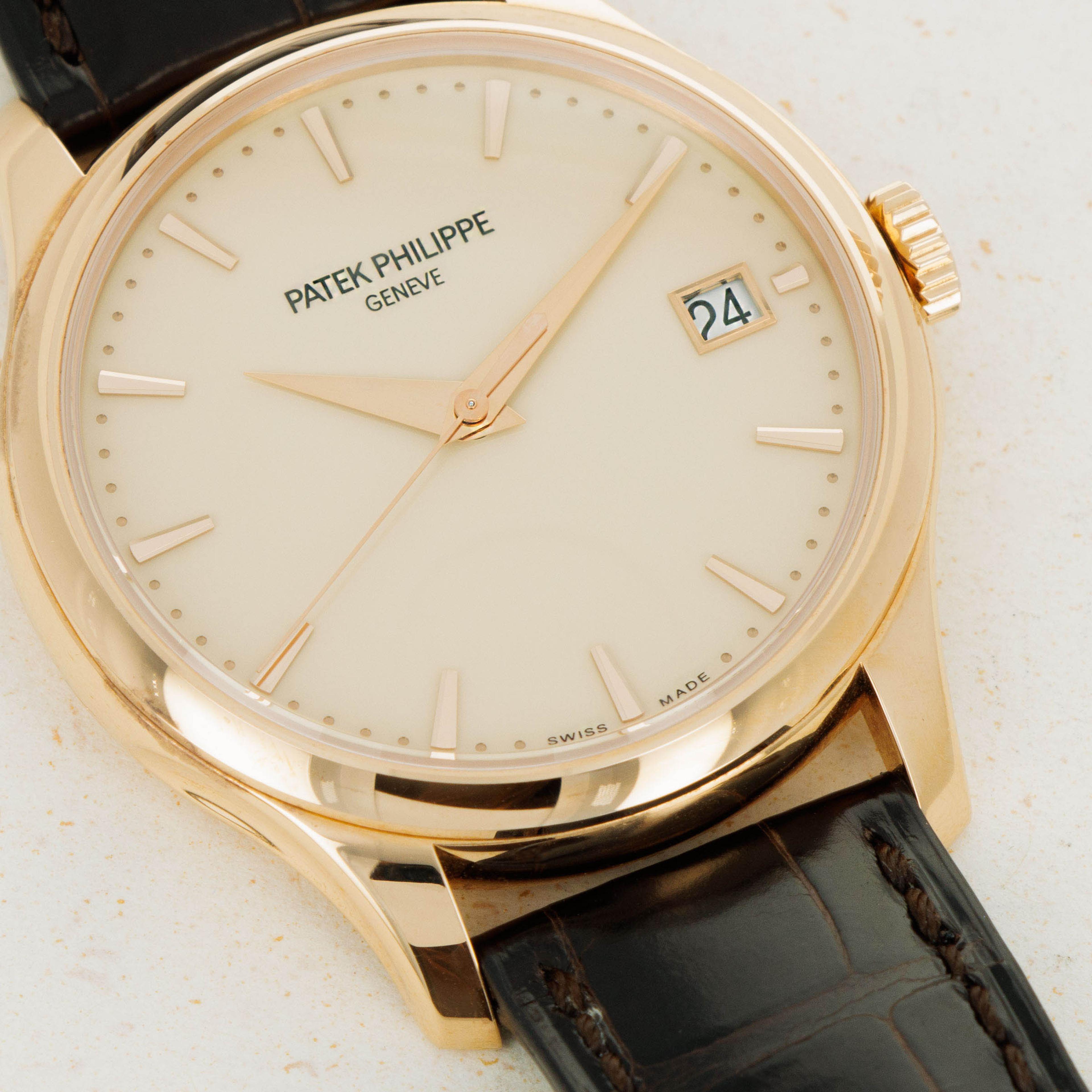 Patek Philippe Calatrava Rose Gold 5227R-001 Box and Papers | Auctions |  Loupe This
