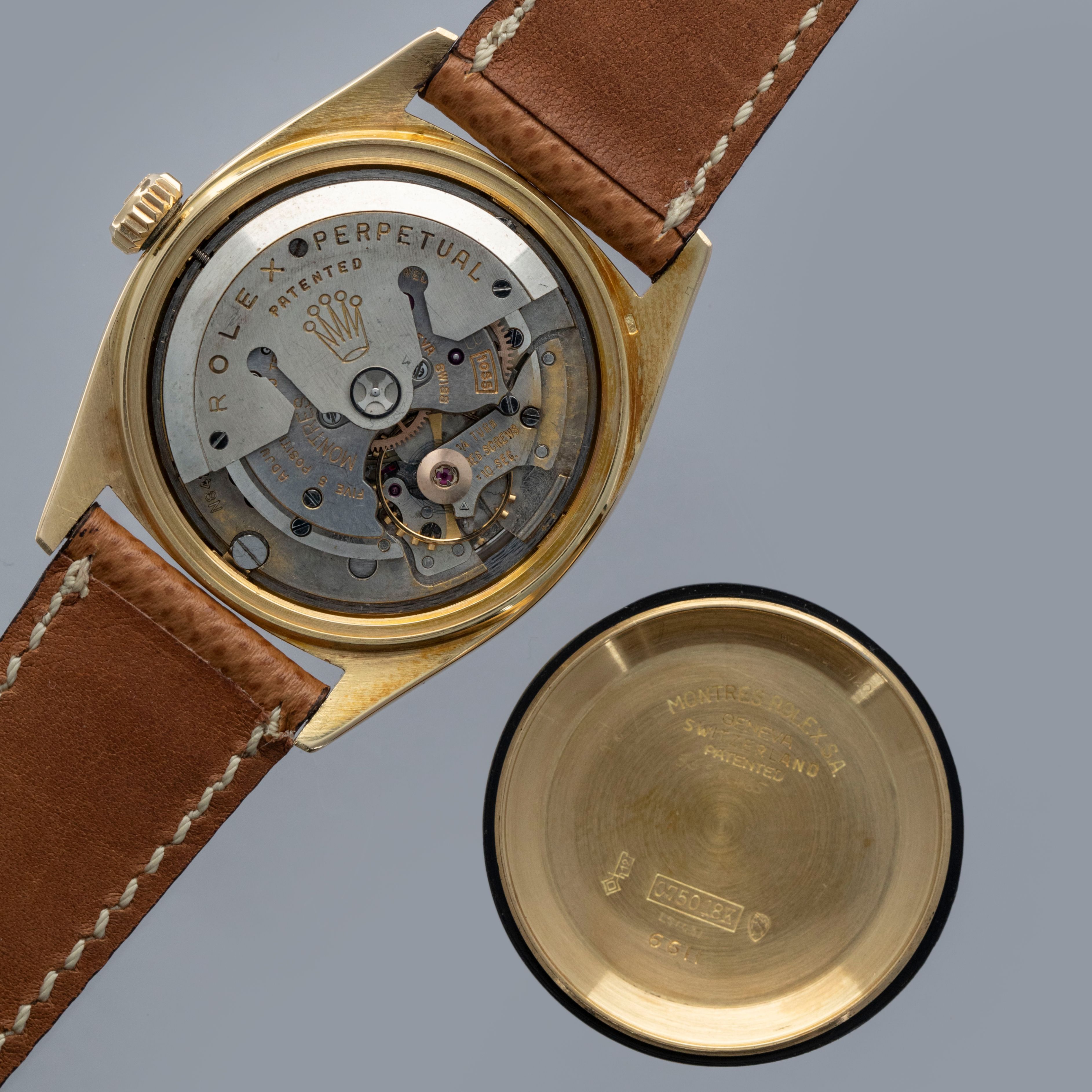 Rolex Day-Date 6611B Black Gilt Dial | Auctions | Loupe This