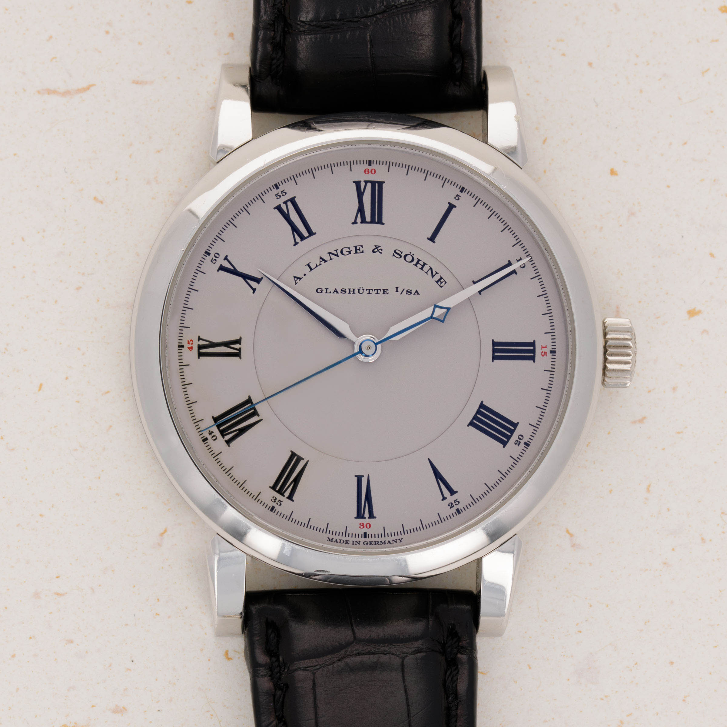 A. Lange Sohne Richard Lange 232.025 Platinum Auctions Loupe