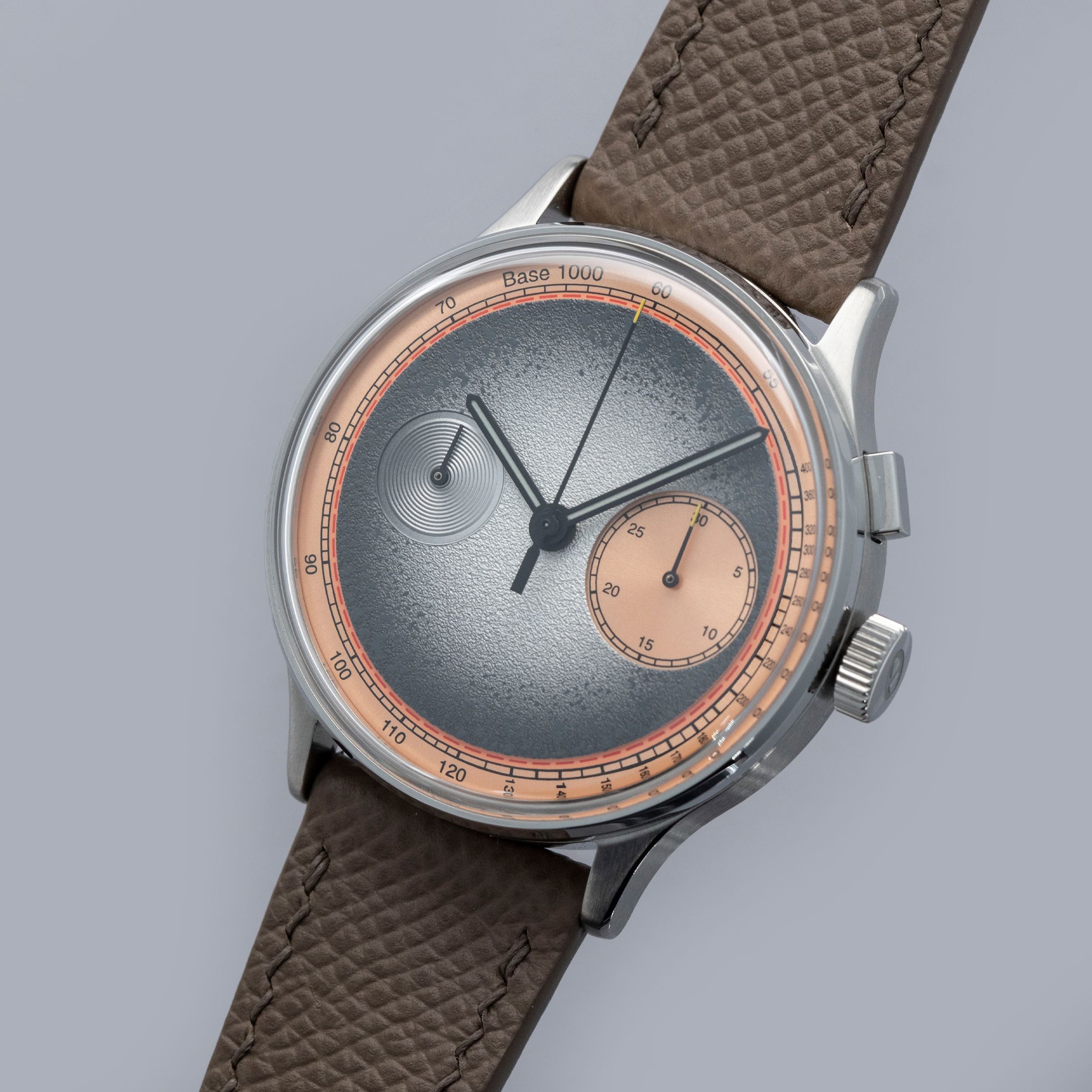 Studio Underd0g Smoked Salm0n Chronograph | Auctions | Loupe This
