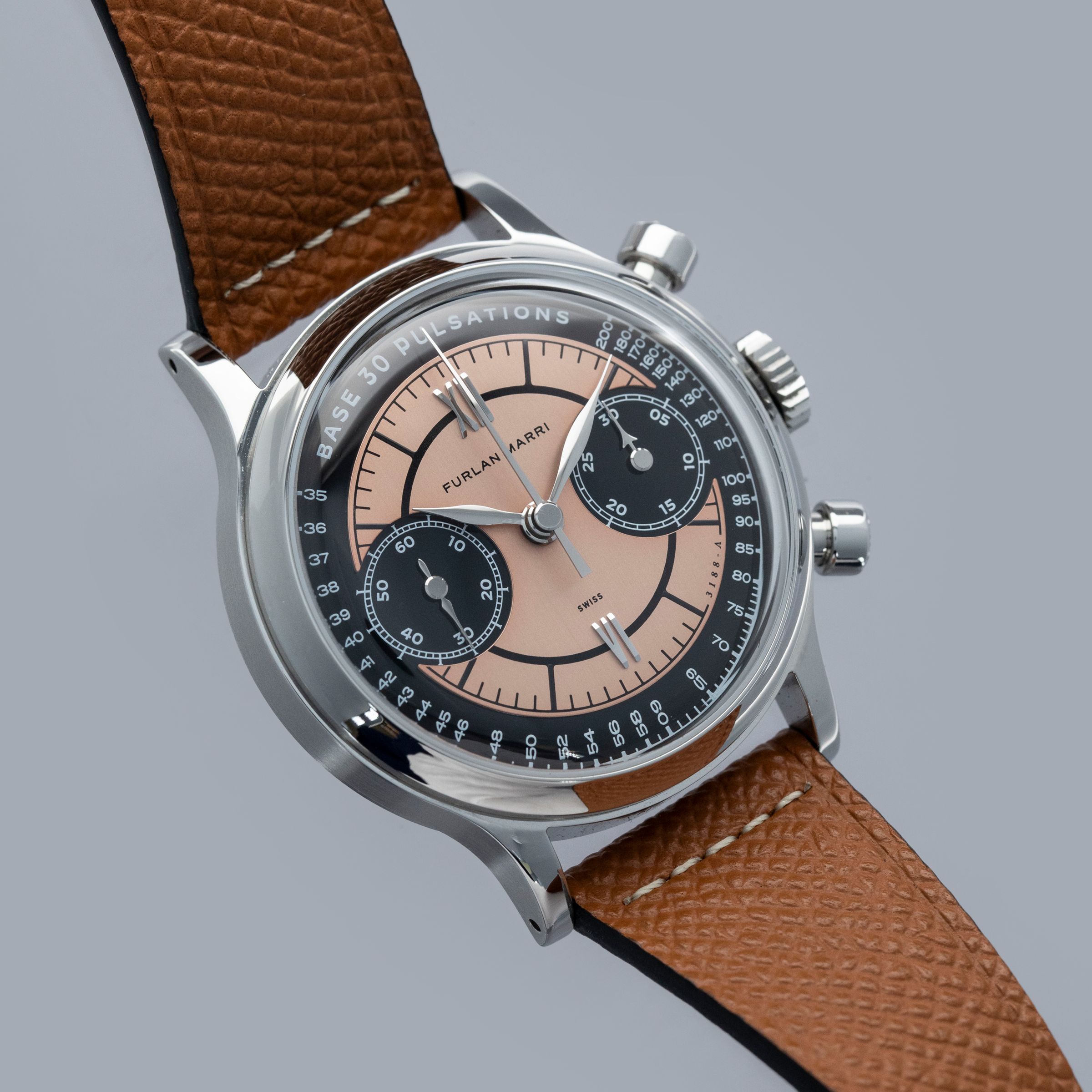 Furlan Marri x Auro x Revolution 3188-A Salmon Flyback Chronograph