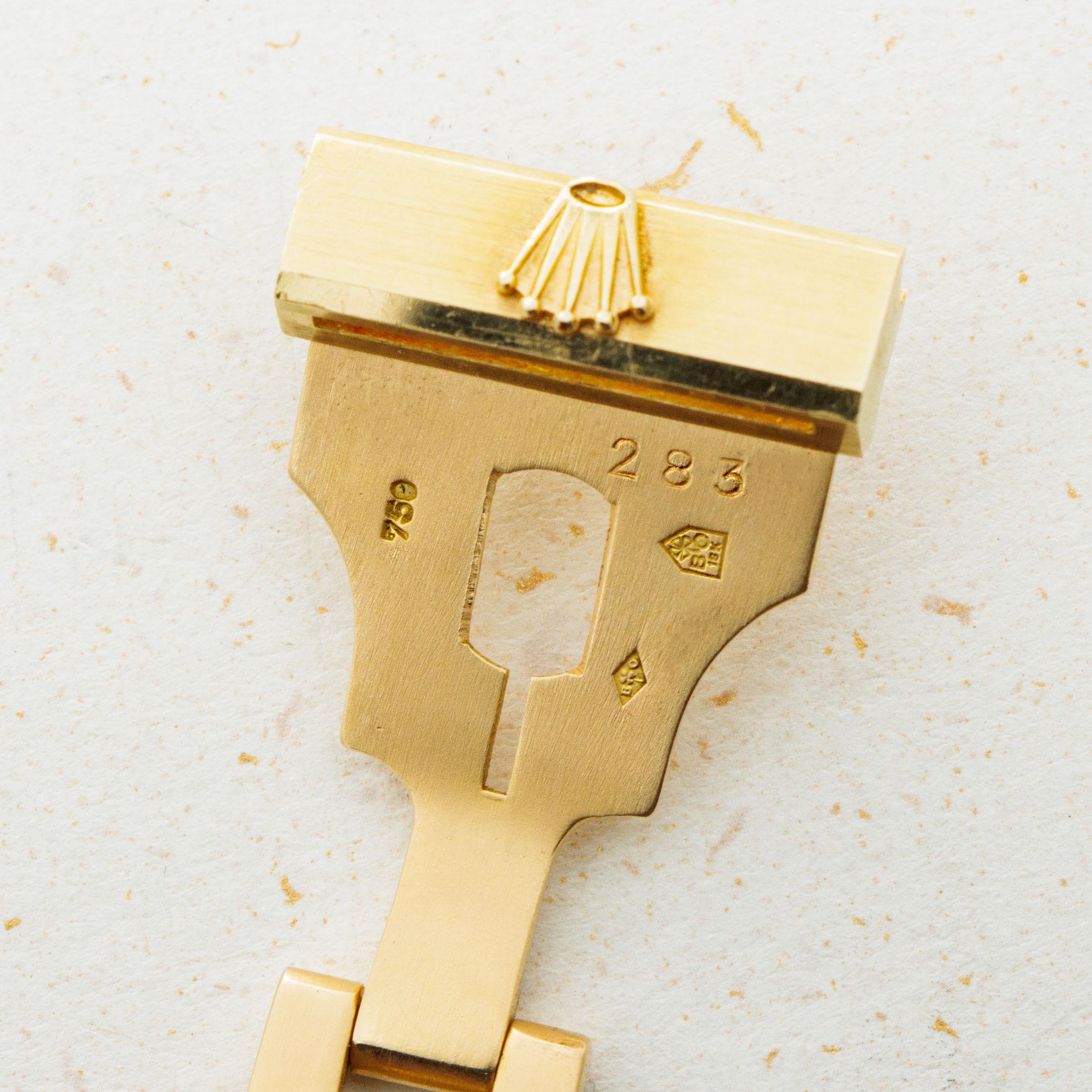 Rolex King Midas 3584 Diamond Pave Dial Retailed by Khimji Ramdas