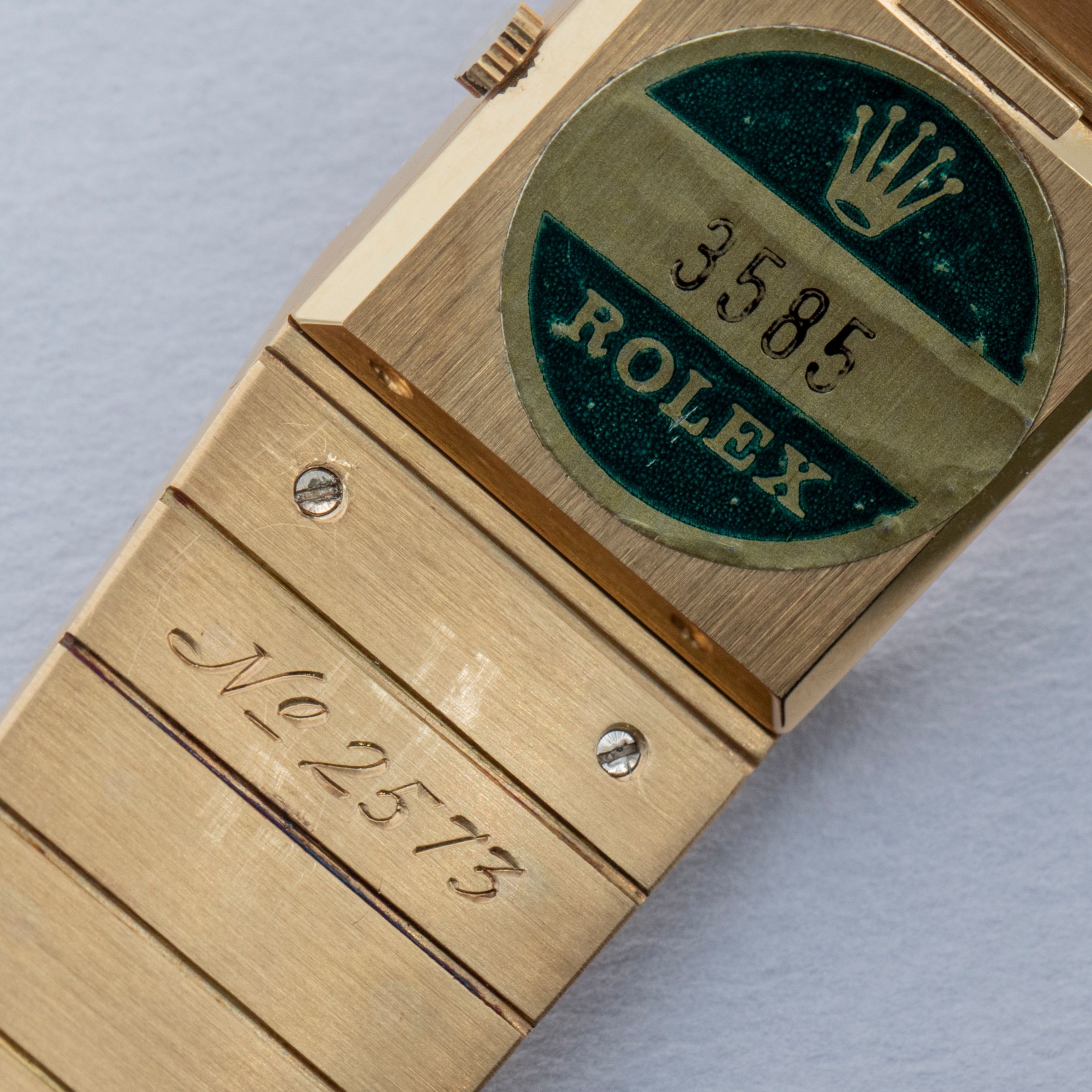 ROLEX QUEEN MIDAS 3585 CORAL DIAL GREEN KHANJAR LIKE NEW