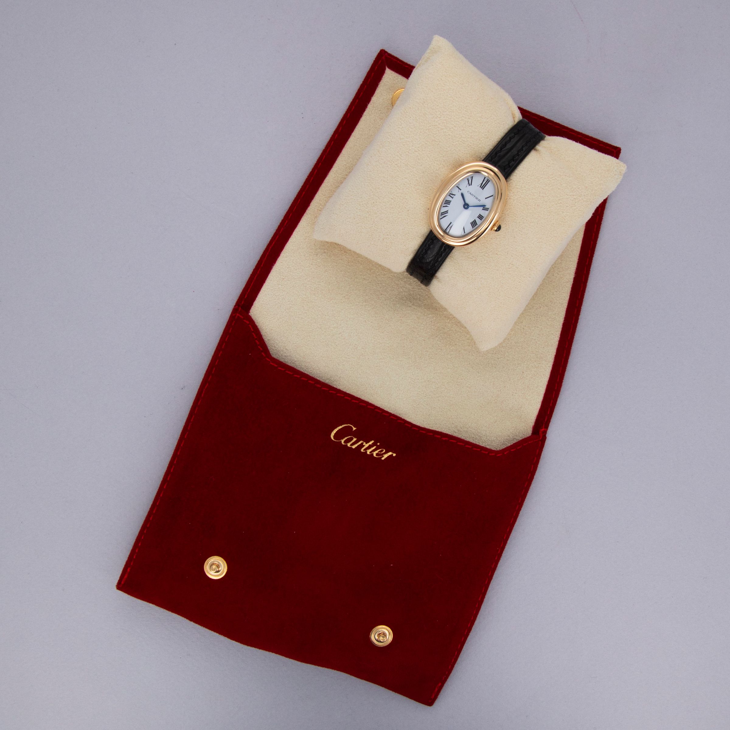 Cartier Baignoire 78094 Mechanical 18k YG | Auctions | Loupe This