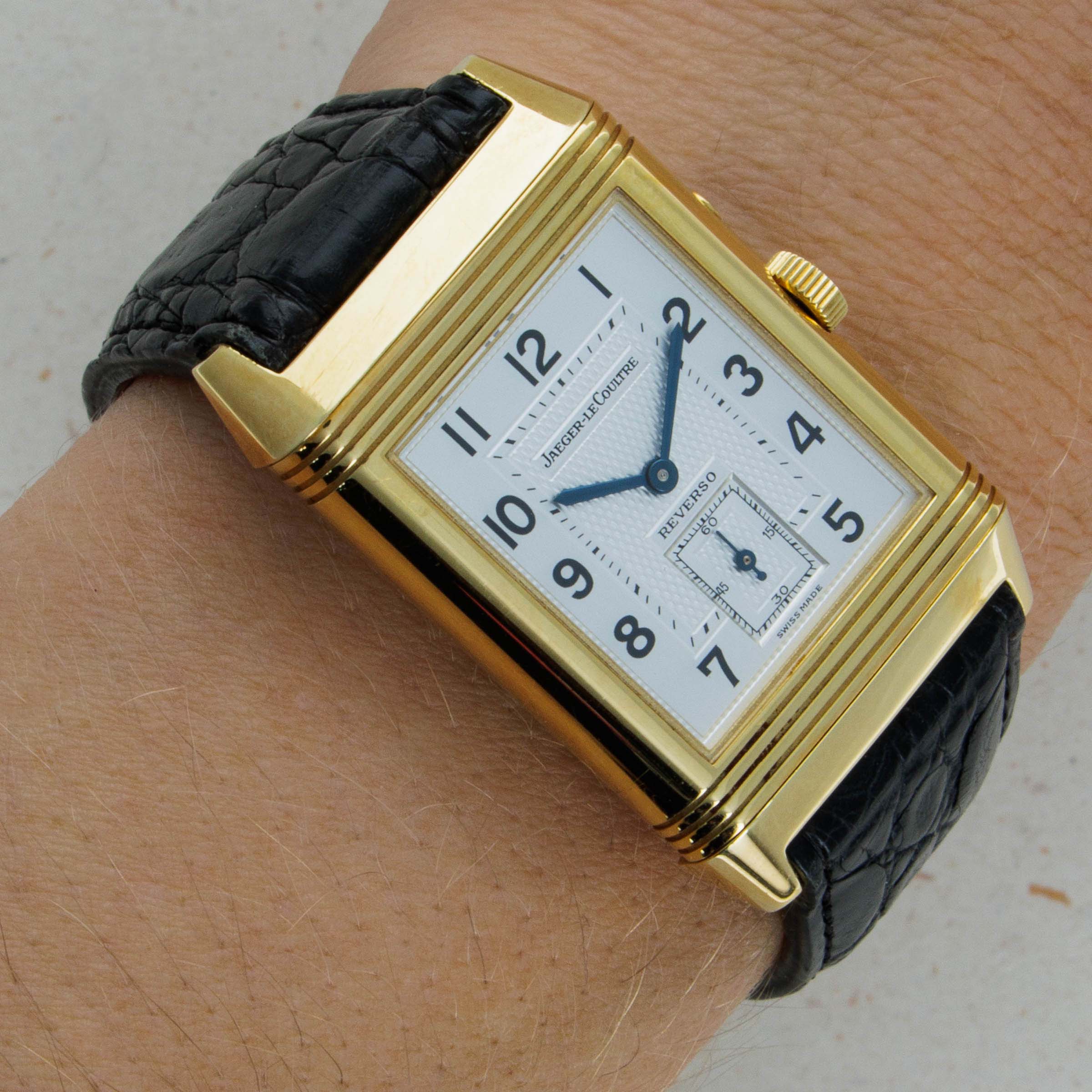 Jaeger LeCoultre Reverso Duoface Day and Night 270.1.54 18k YG