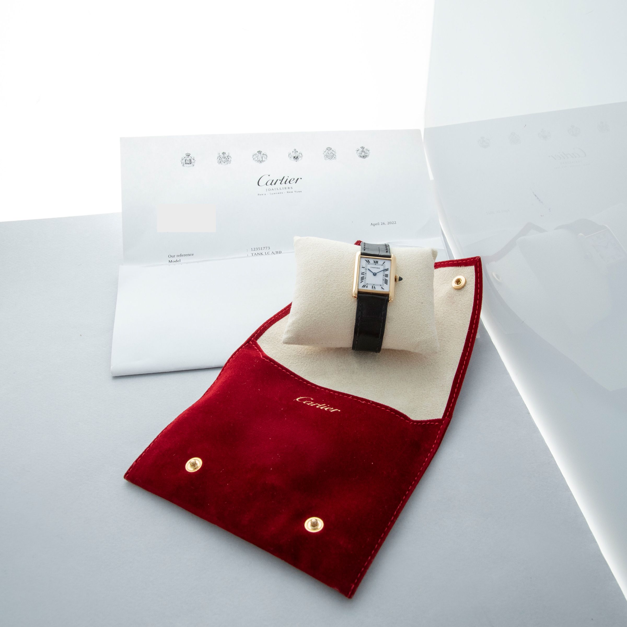 Cartier Tank Louis 78086 18k YG | Auctions | Loupe This