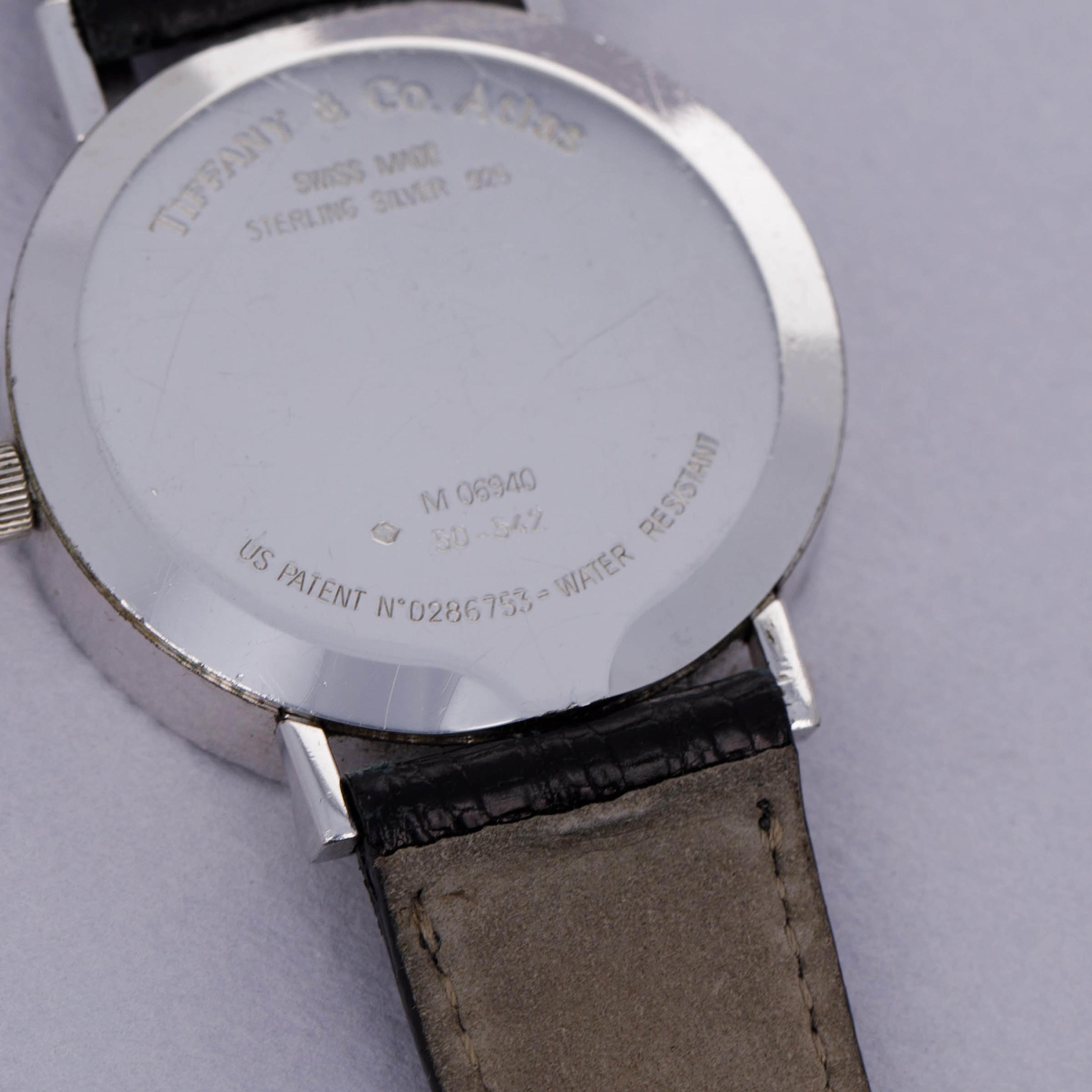 Tiffany & Co. Atlas Sterling Silver Automatic Chronometer M06940 