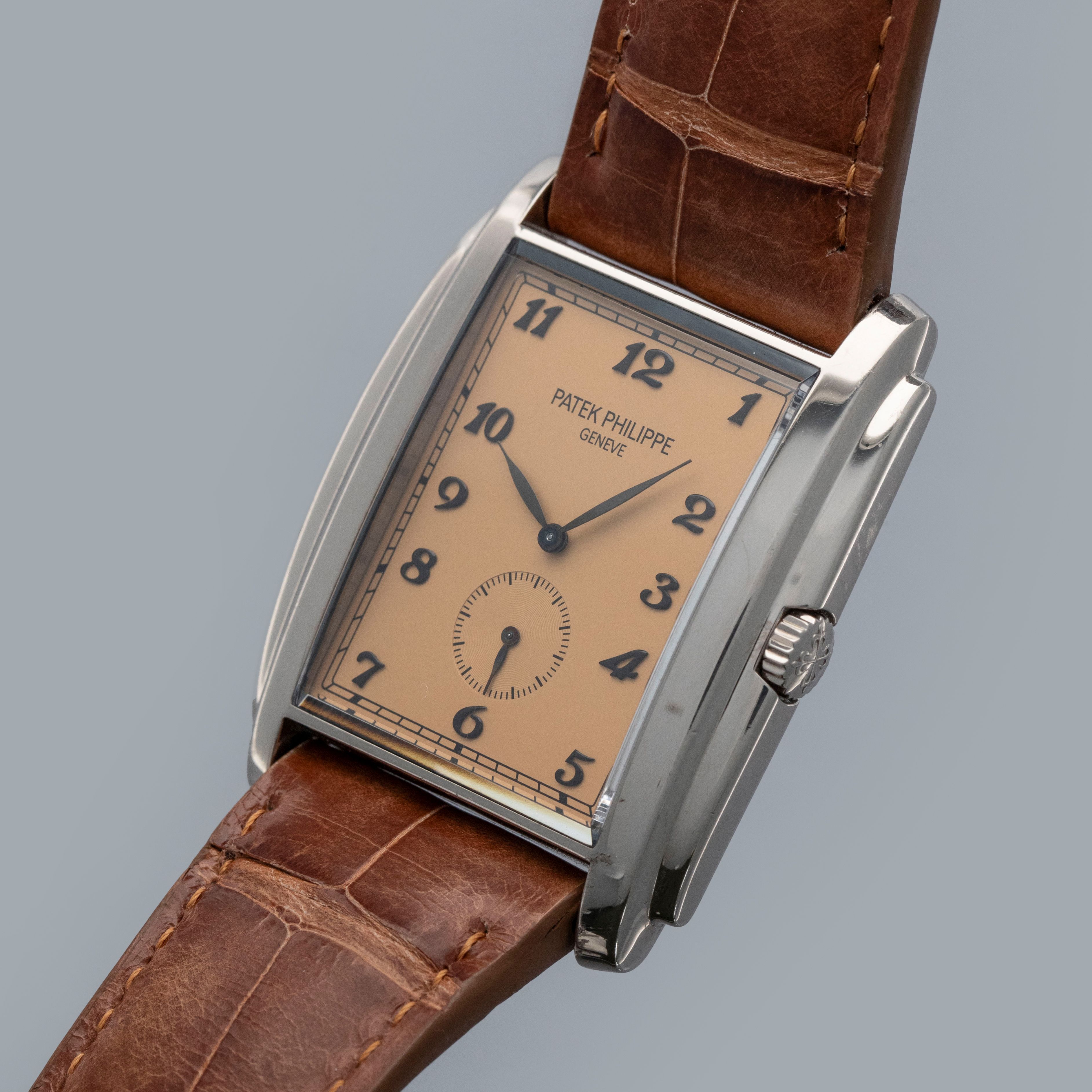 Patek Philippe Gondolo 5124G Salmon Dial 18k WG Box and Papers