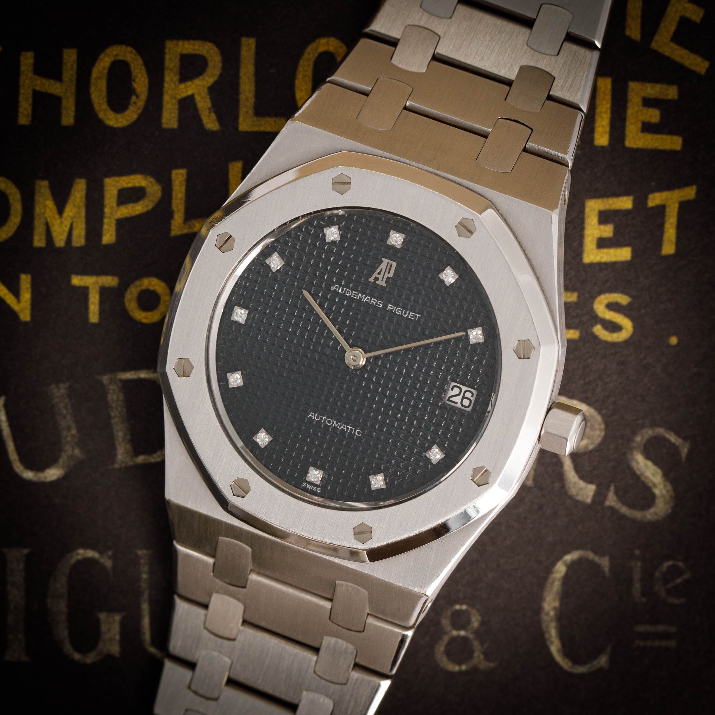 Audemars Piguet Royal Oak 5402BC Jumbo Diamond Dial 18k WG with