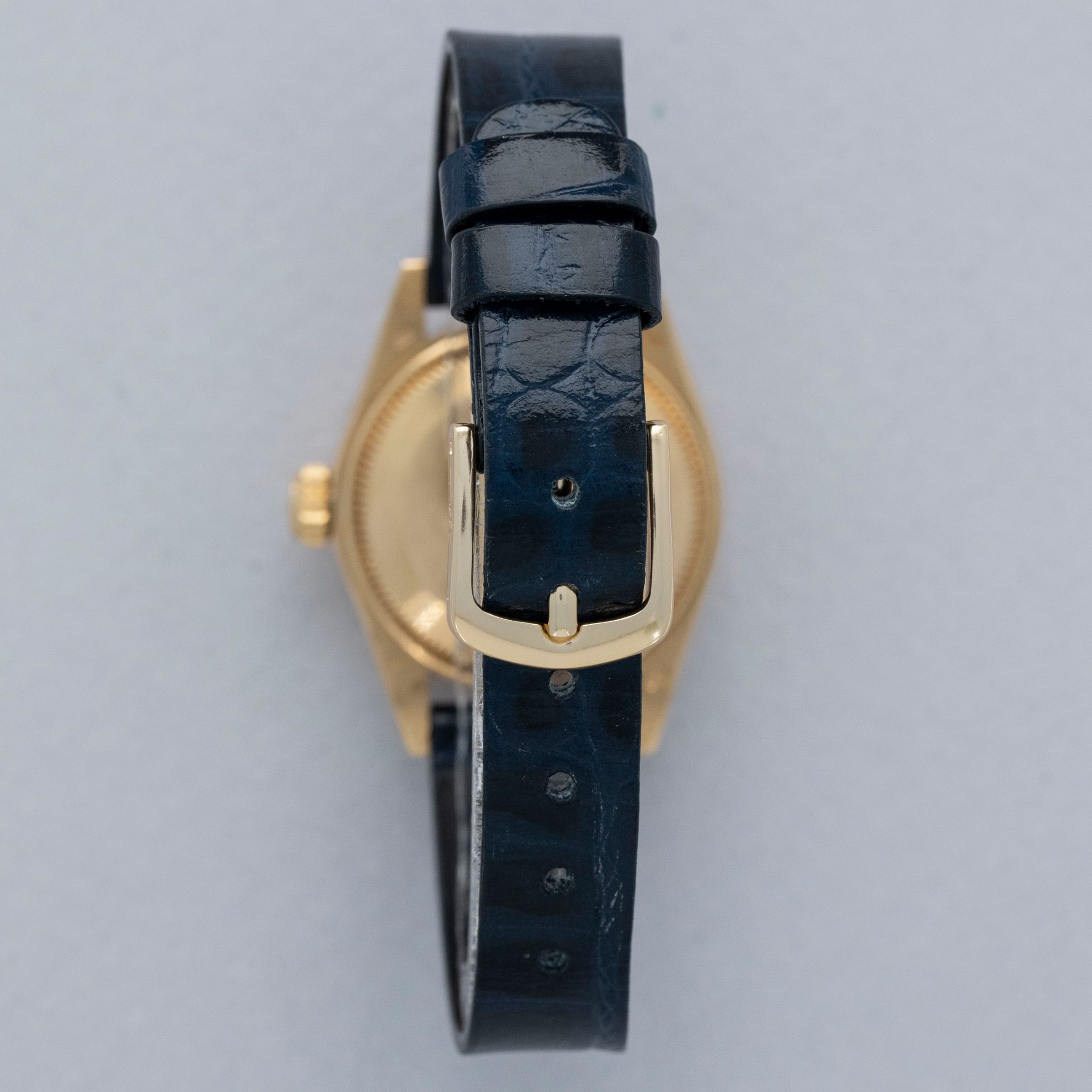 Rolex Lady Datejust 6917 Lapis Lazuli Stone Dial 18k YG | Auctions