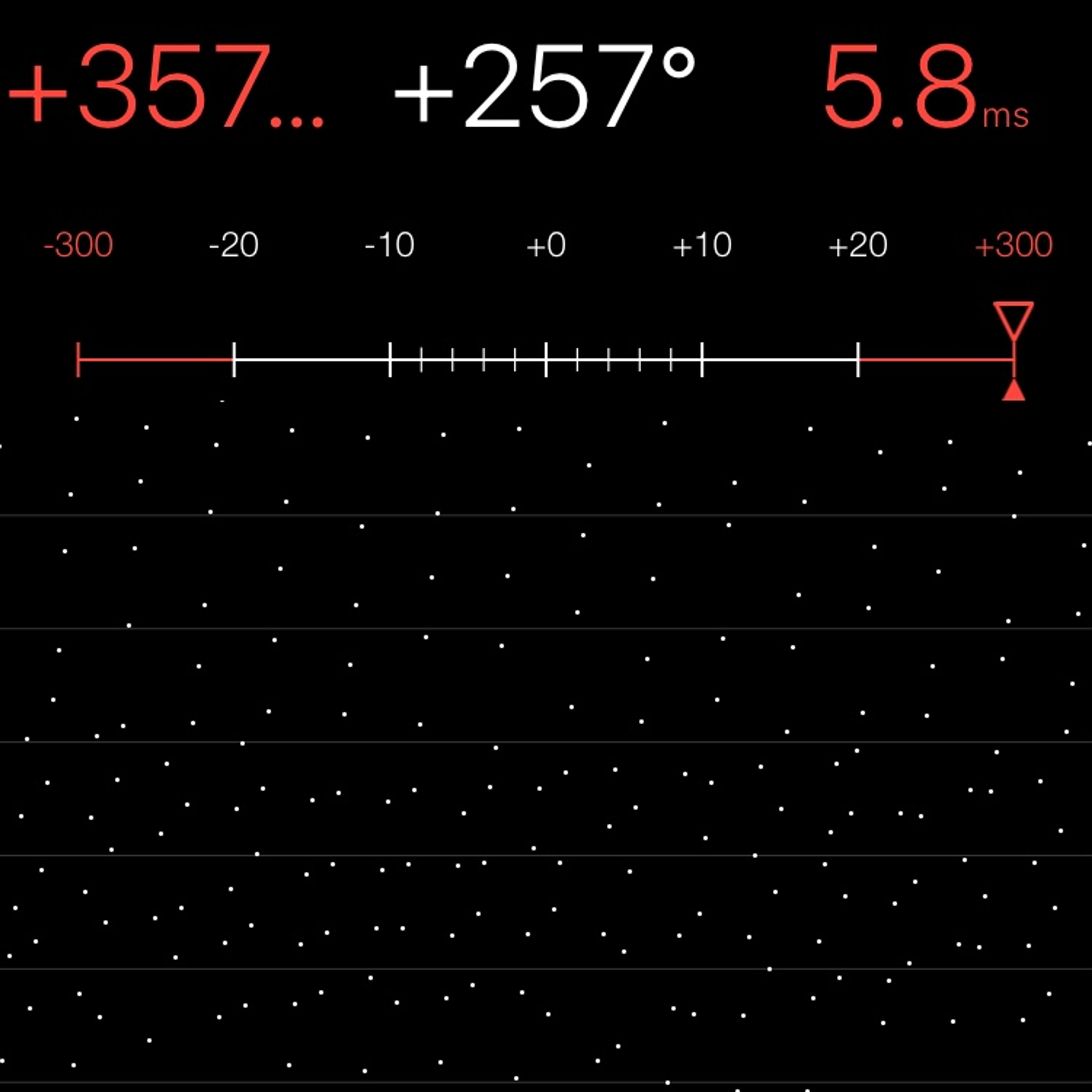 TIMING MACHINE READOUT