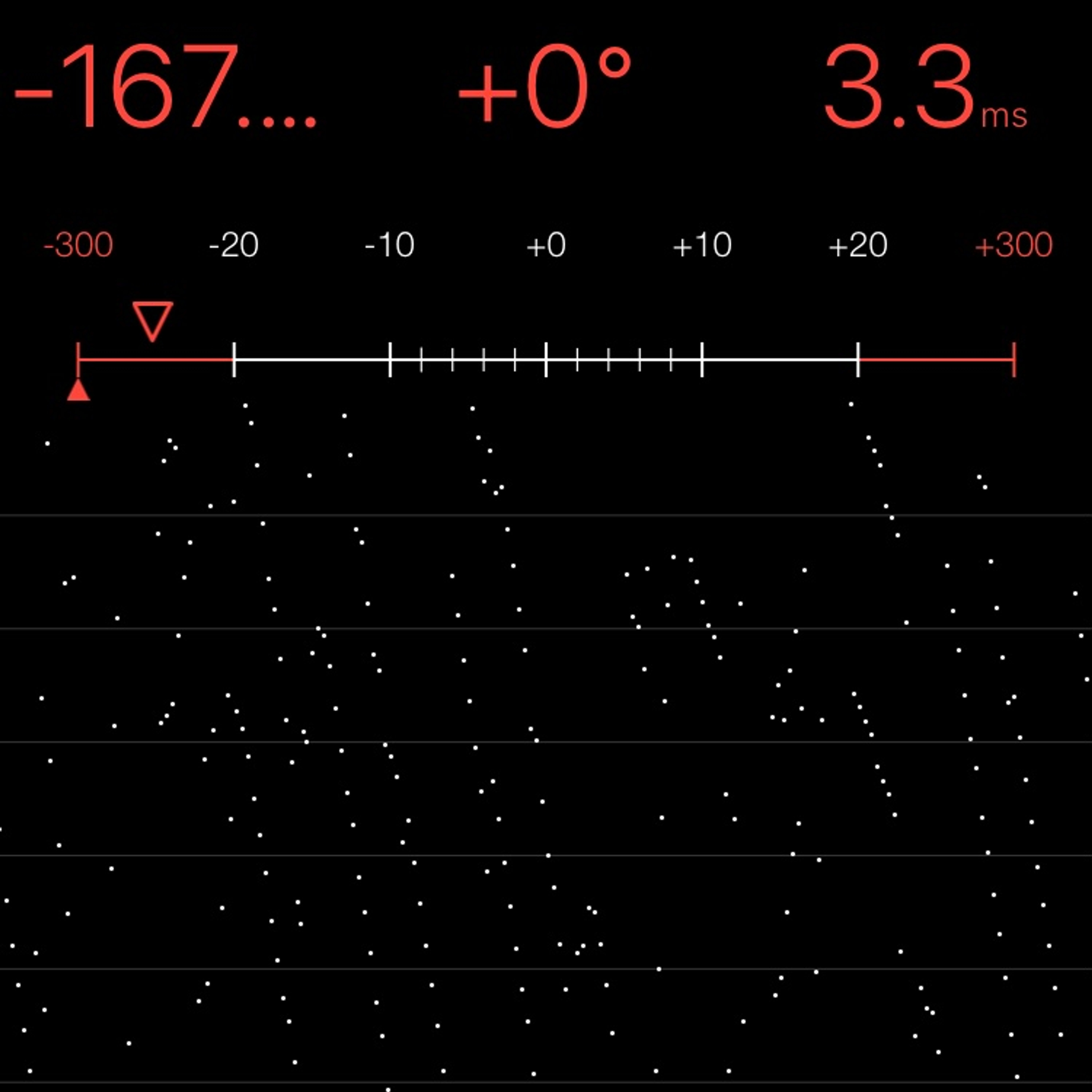 TIMING MACHINE READOUT