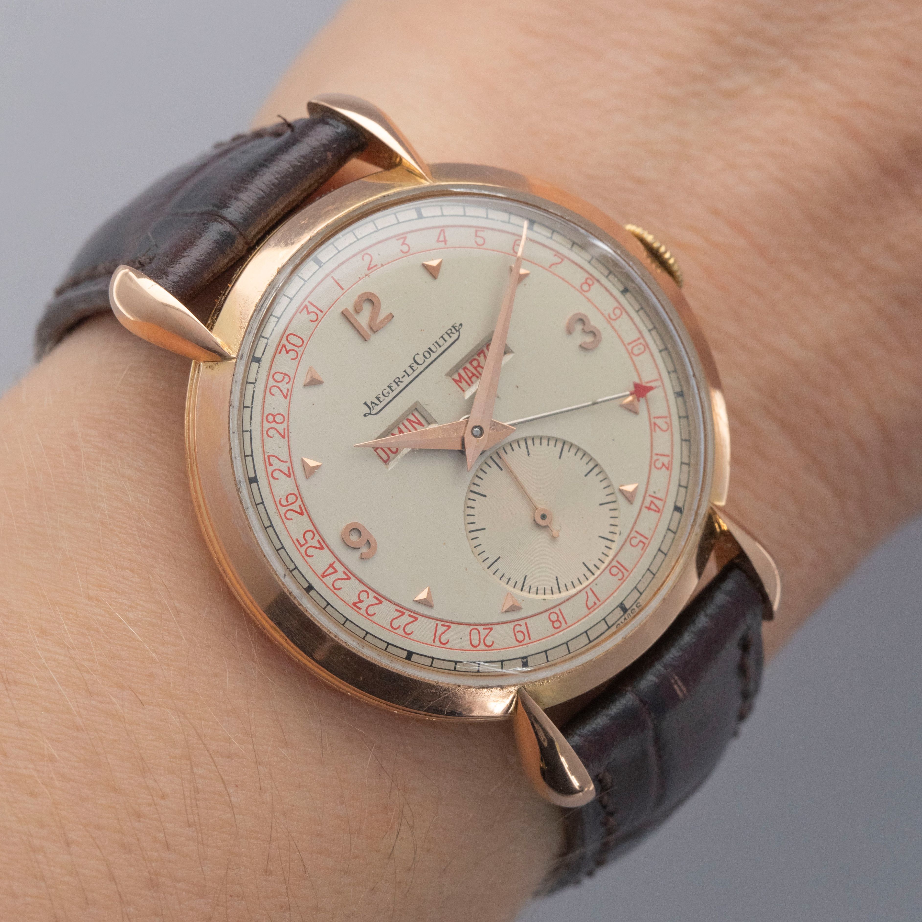 Jaeger-LeCoultre Triple Date Calendar 2721 18k RG | Auctions