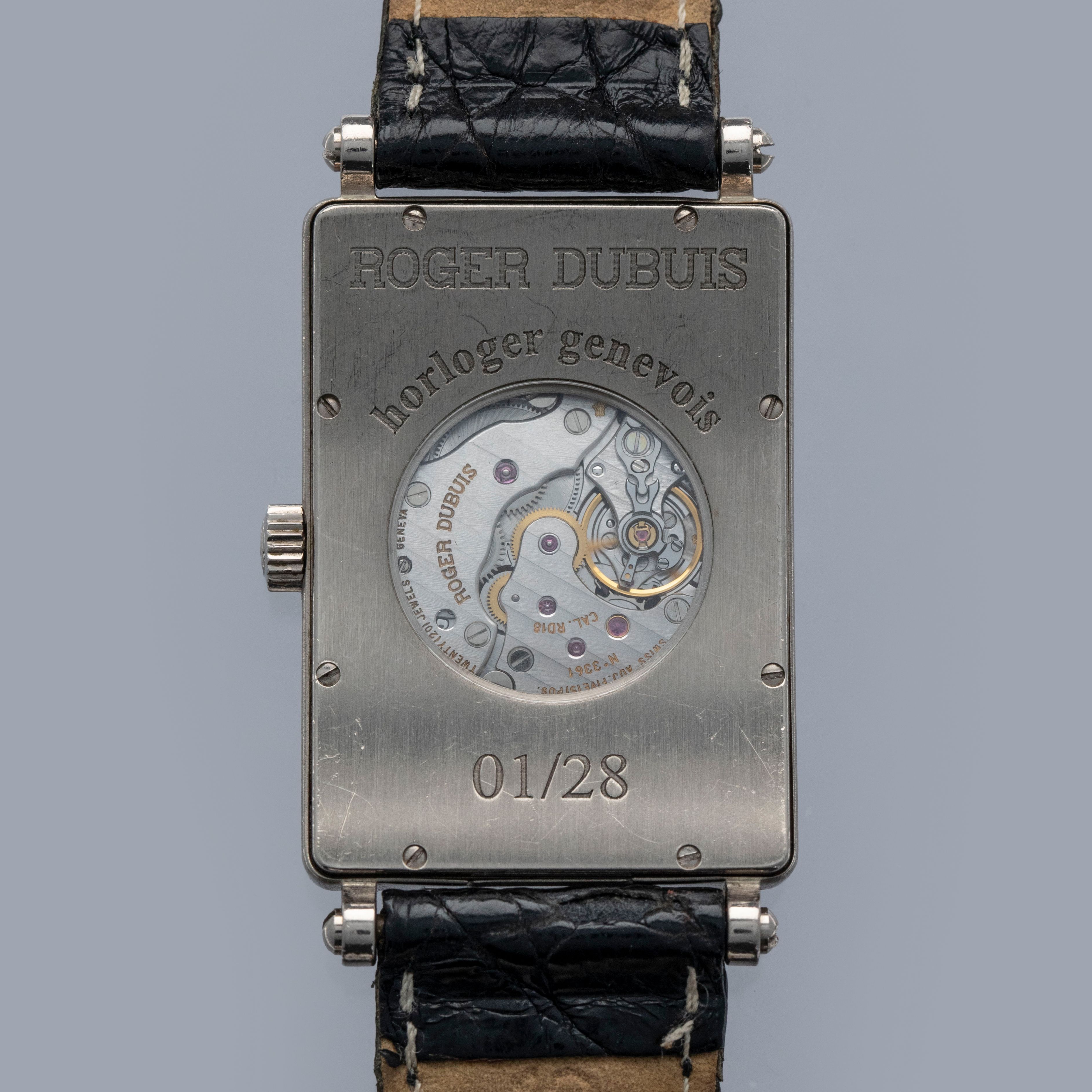 Roger Dubuis Much More M28 Black Dial 18k WG | Auctions | Loupe This