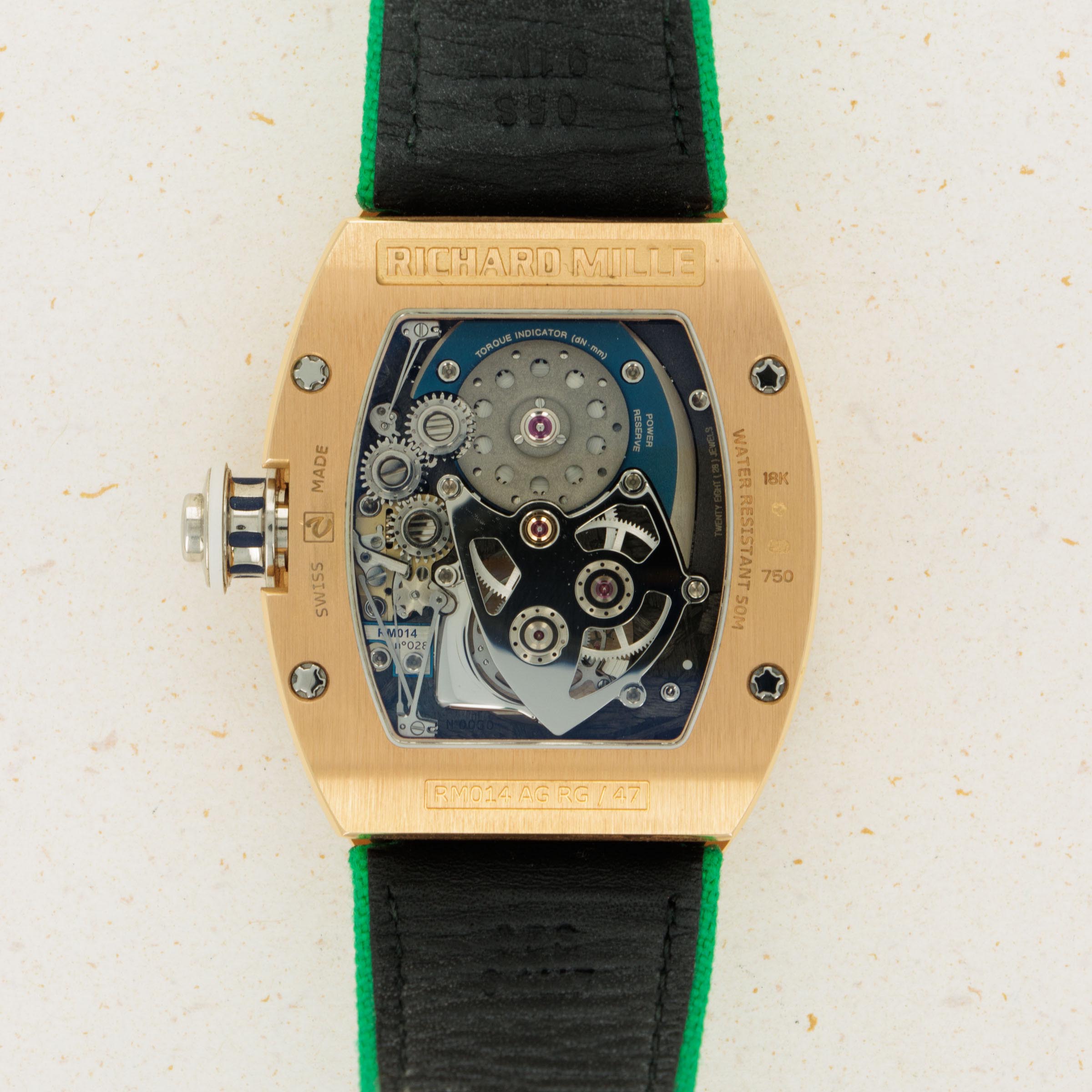 Richard Mille Tourbillon RM014 Perini Navi Cup RG Auctions