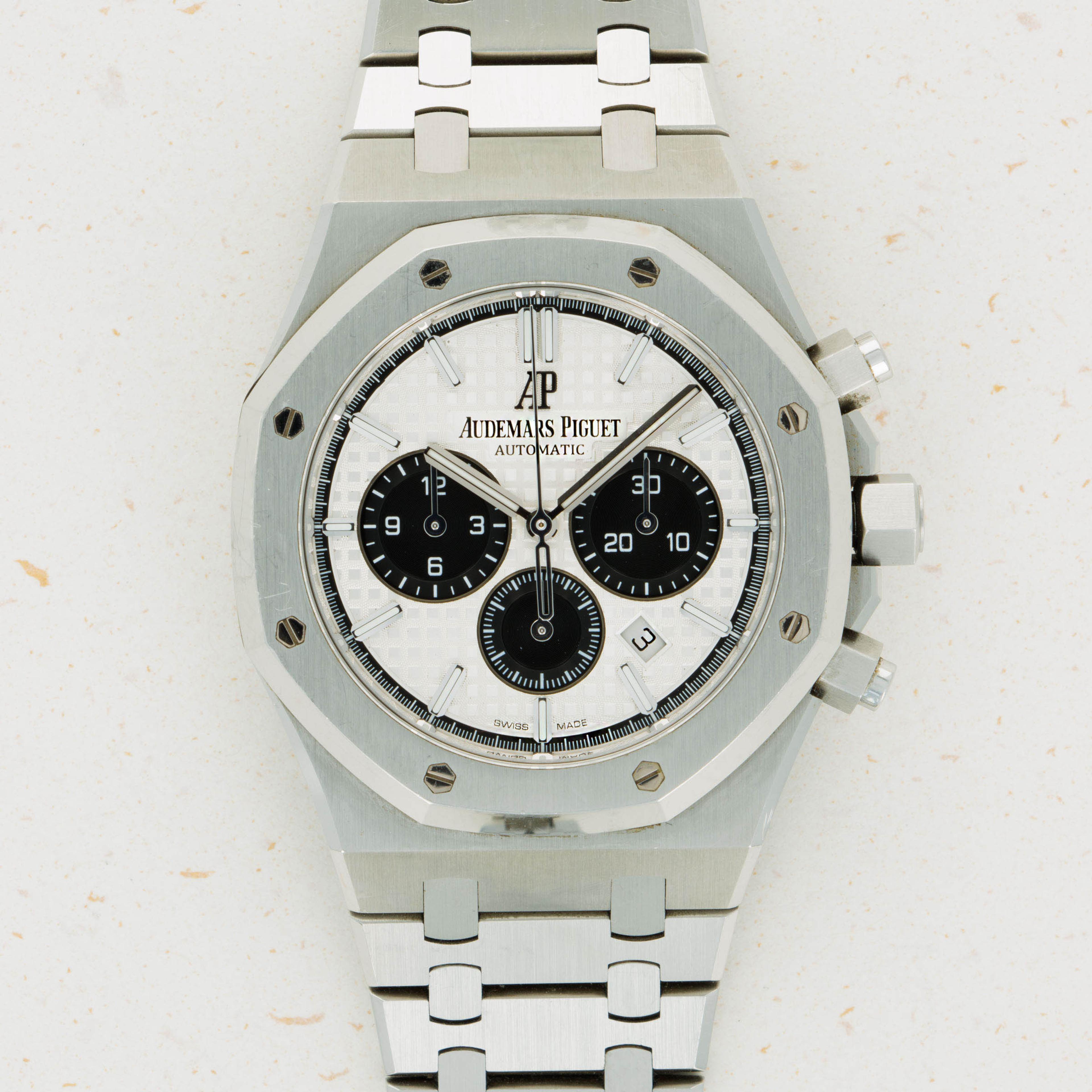 Audemars Piguet Royal Oak Chronograph White Dial