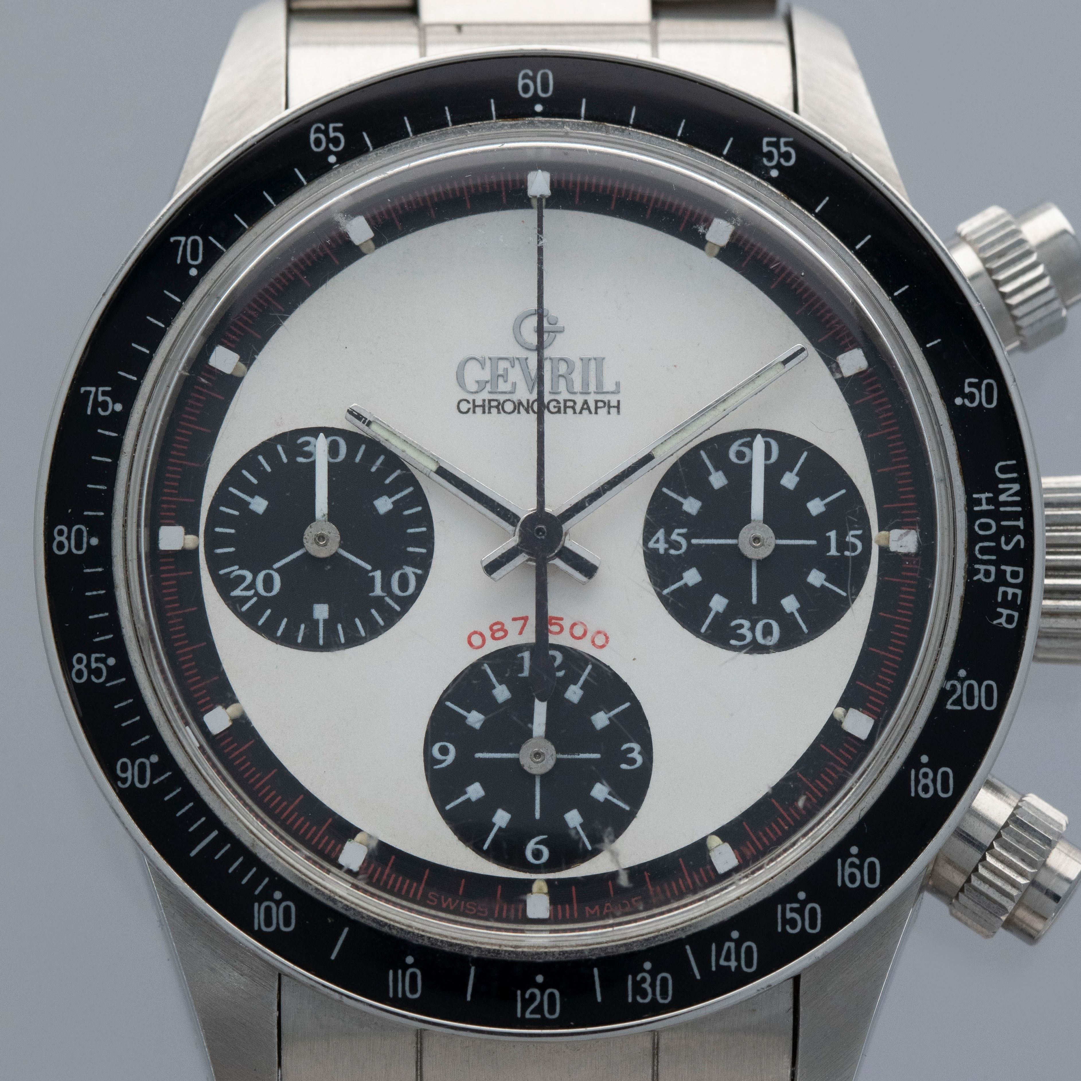 Gevril Tribeca R005/1 “Paul Newman Panda Oyster Inspired