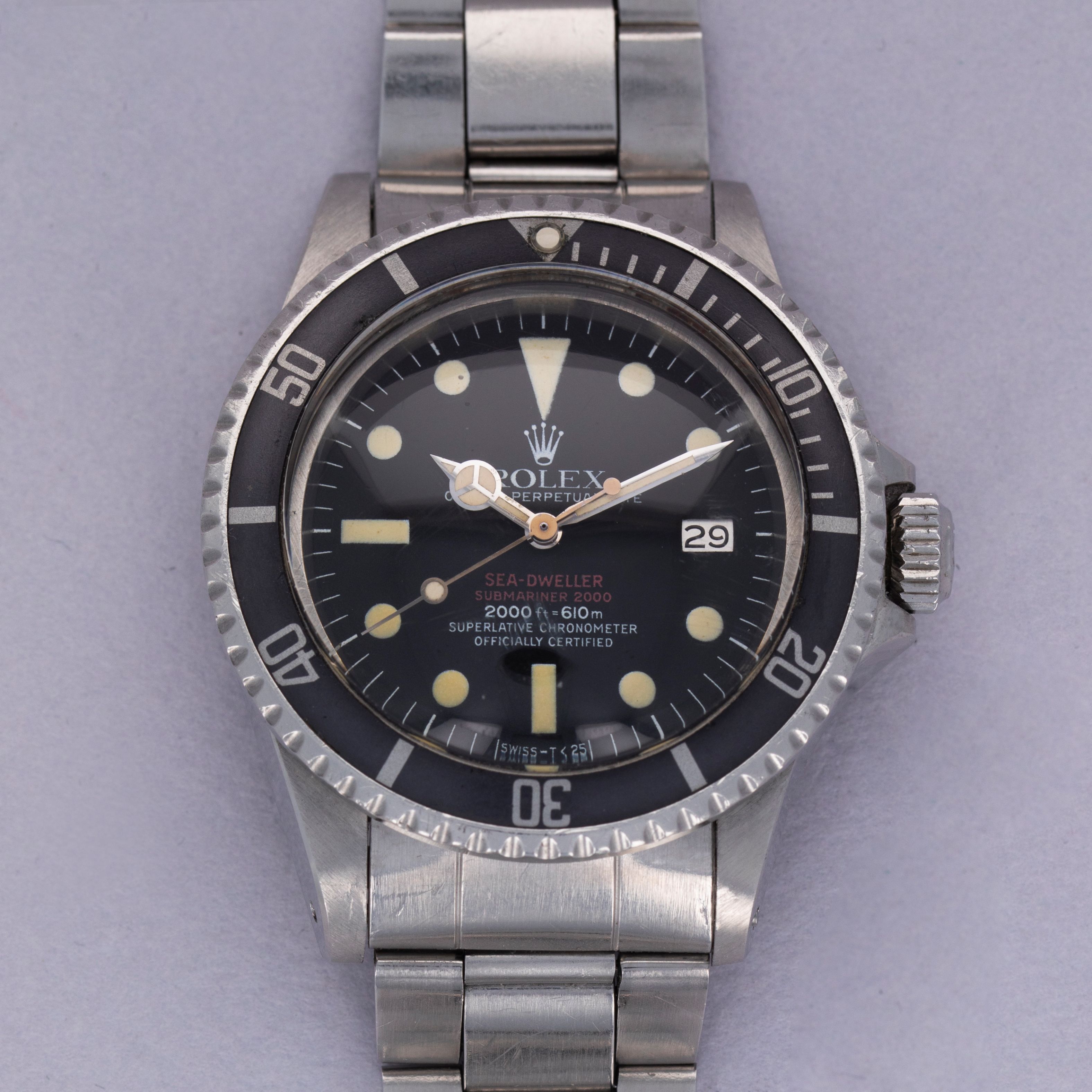 Rolex Sea Dweller Double Red Mk Auctions Loupe This