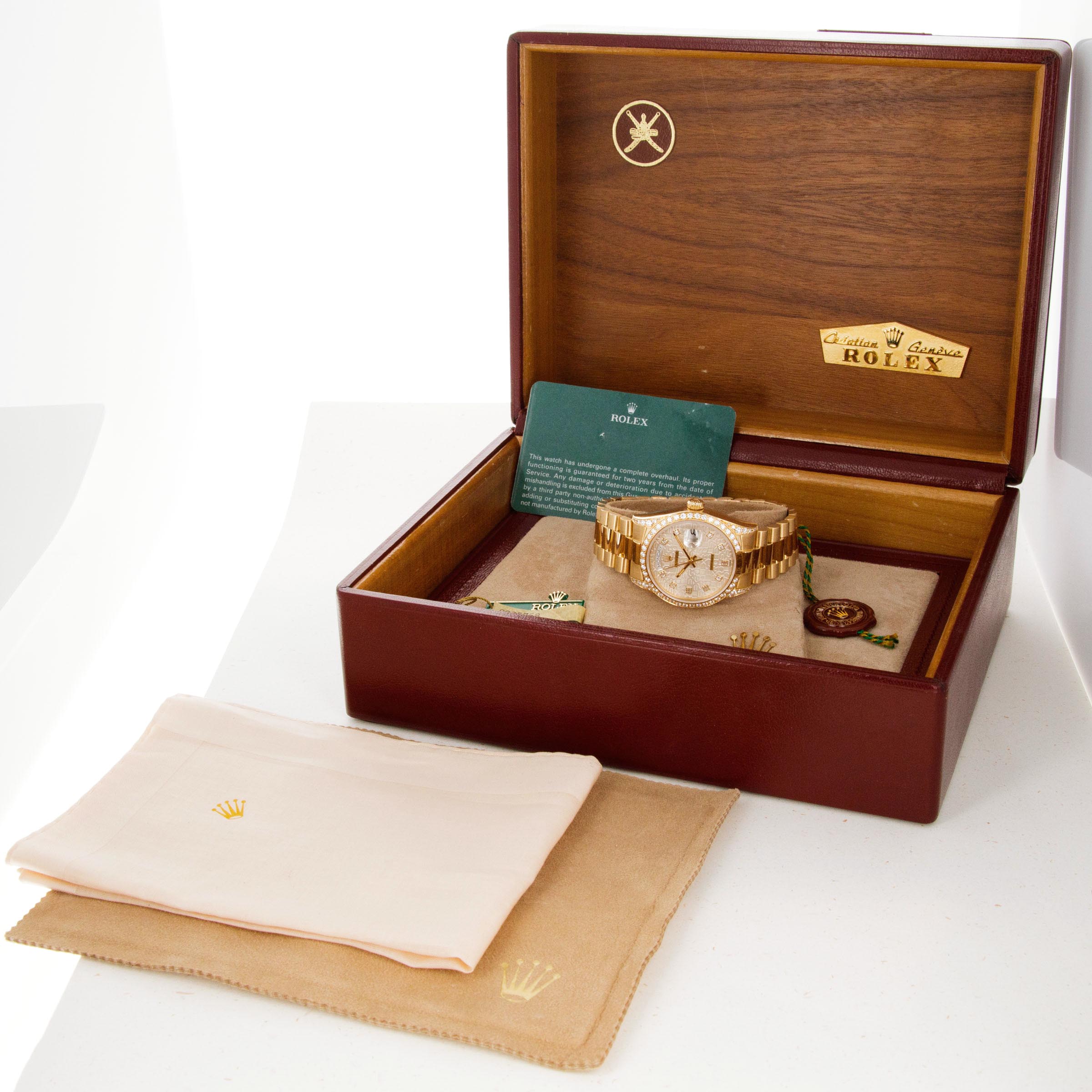 Rolex Day-Date Diamond Made For The Sultanate Of Oman 18138
