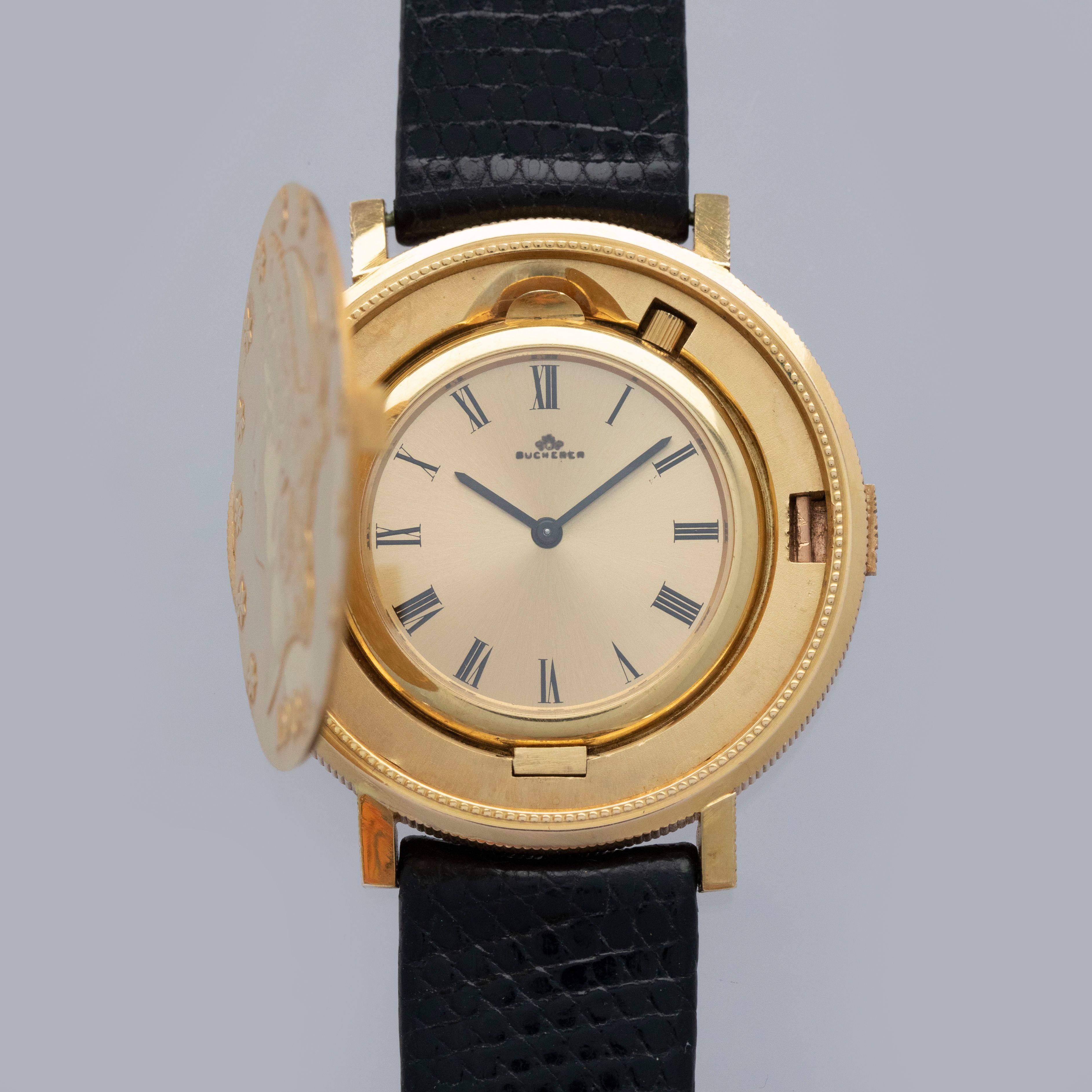 Bucherer $20 Gold Coin Watch 18k YG | Auctions | Loupe This