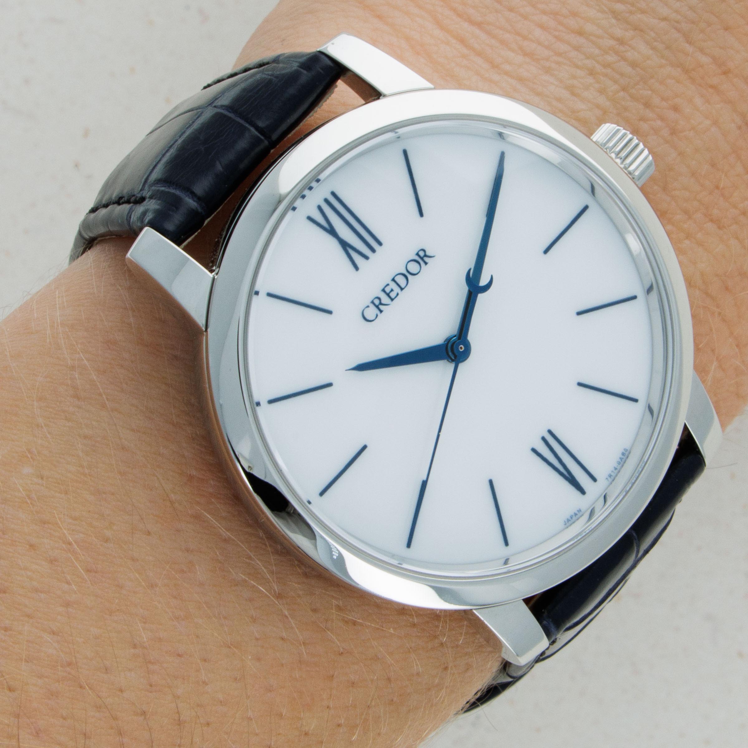 Credor Eichi II GZLT999 Platinum White Dial Wako Ginza Edition