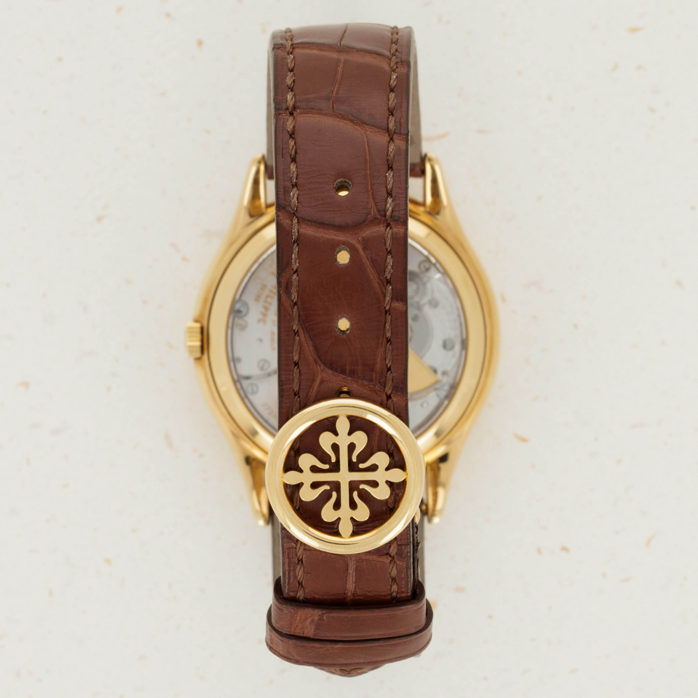 PATEK PHILIPPE ブラウン レザーベルト PATEK PHILIPPE パテックフィリップ 純正 レザーベルト 茶 ブラウン