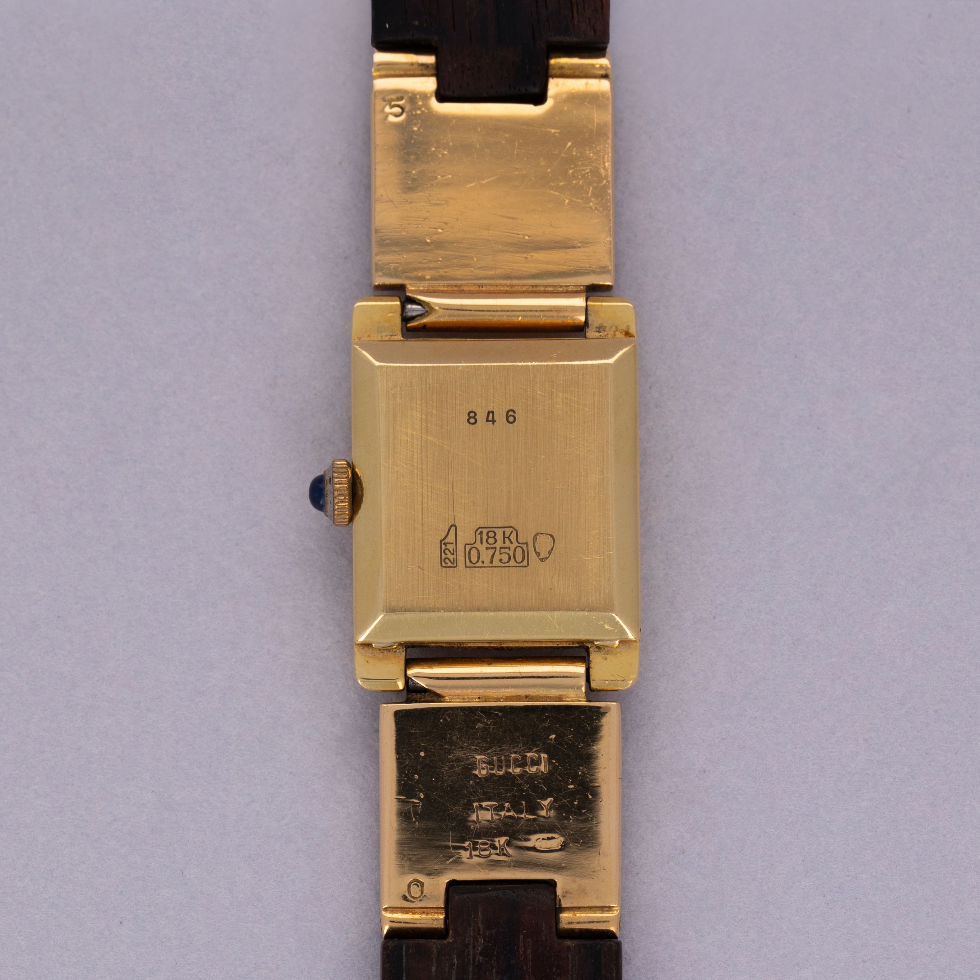 Gucci Tank by Alexis Barthelay 18k YG and Wood | Auctions | Loupe This
