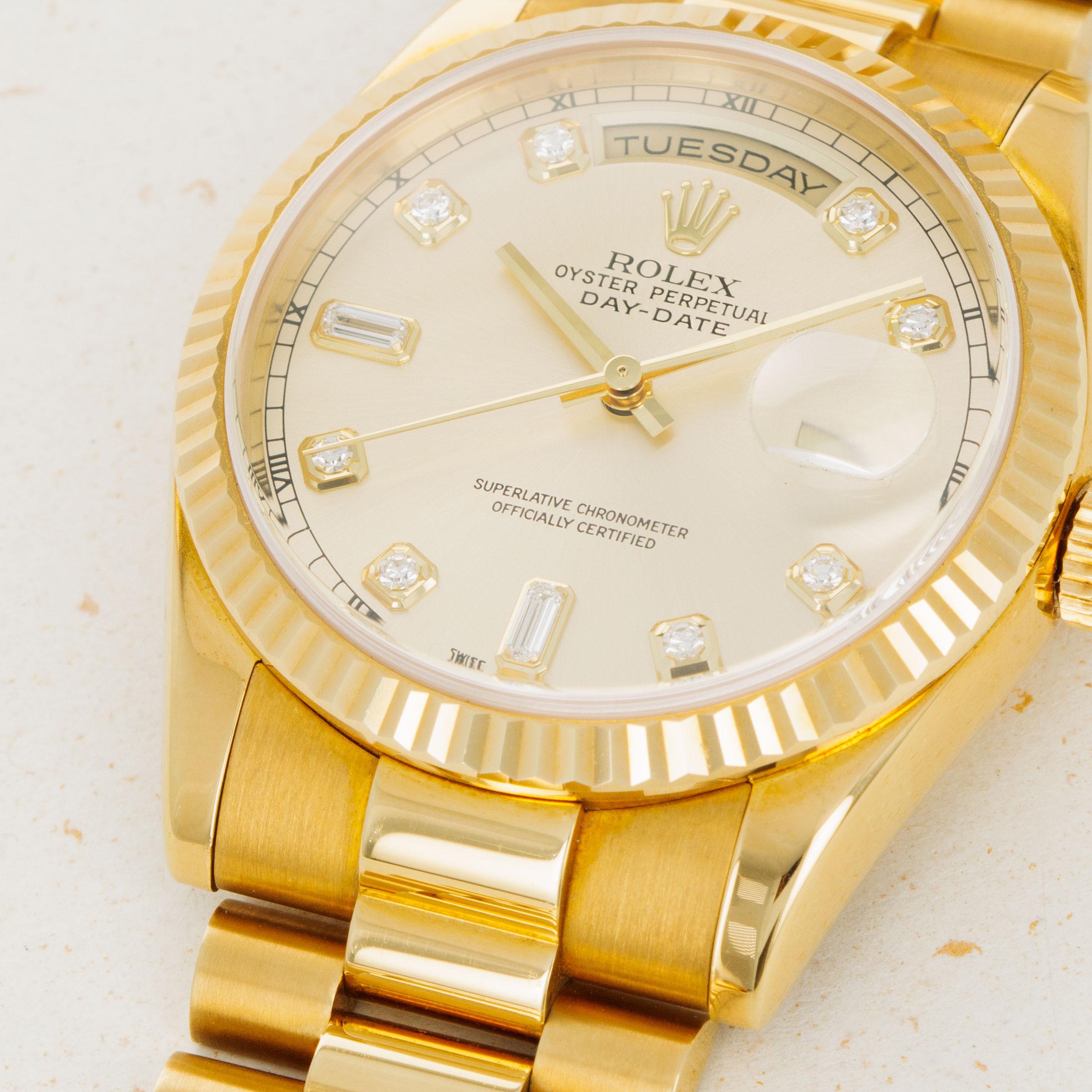 Rolex Day Date 118238 Box and Papers Presented to Barry Bonds for