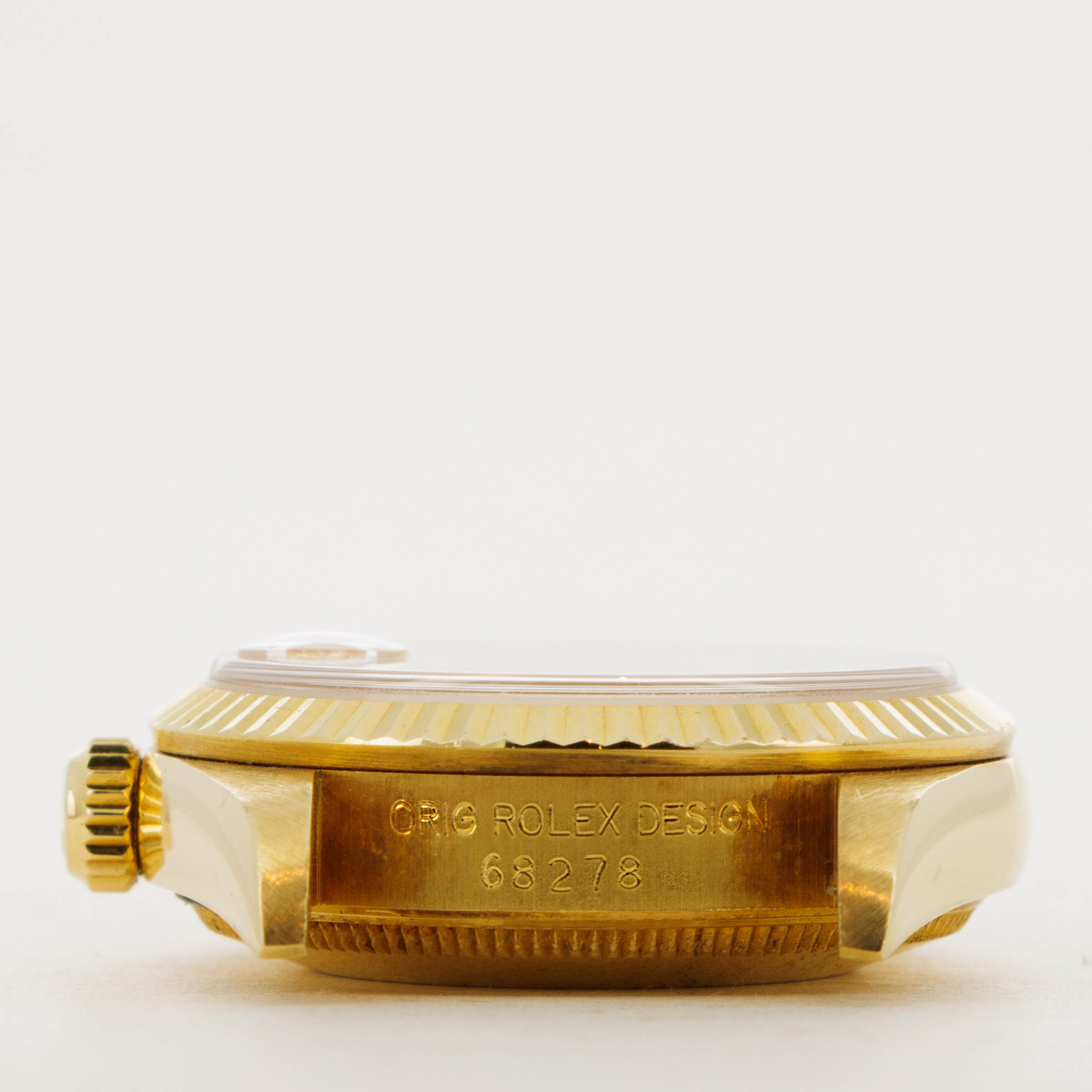 Rolex Datejust 68278 Ladies President Orange Stella | Auctions