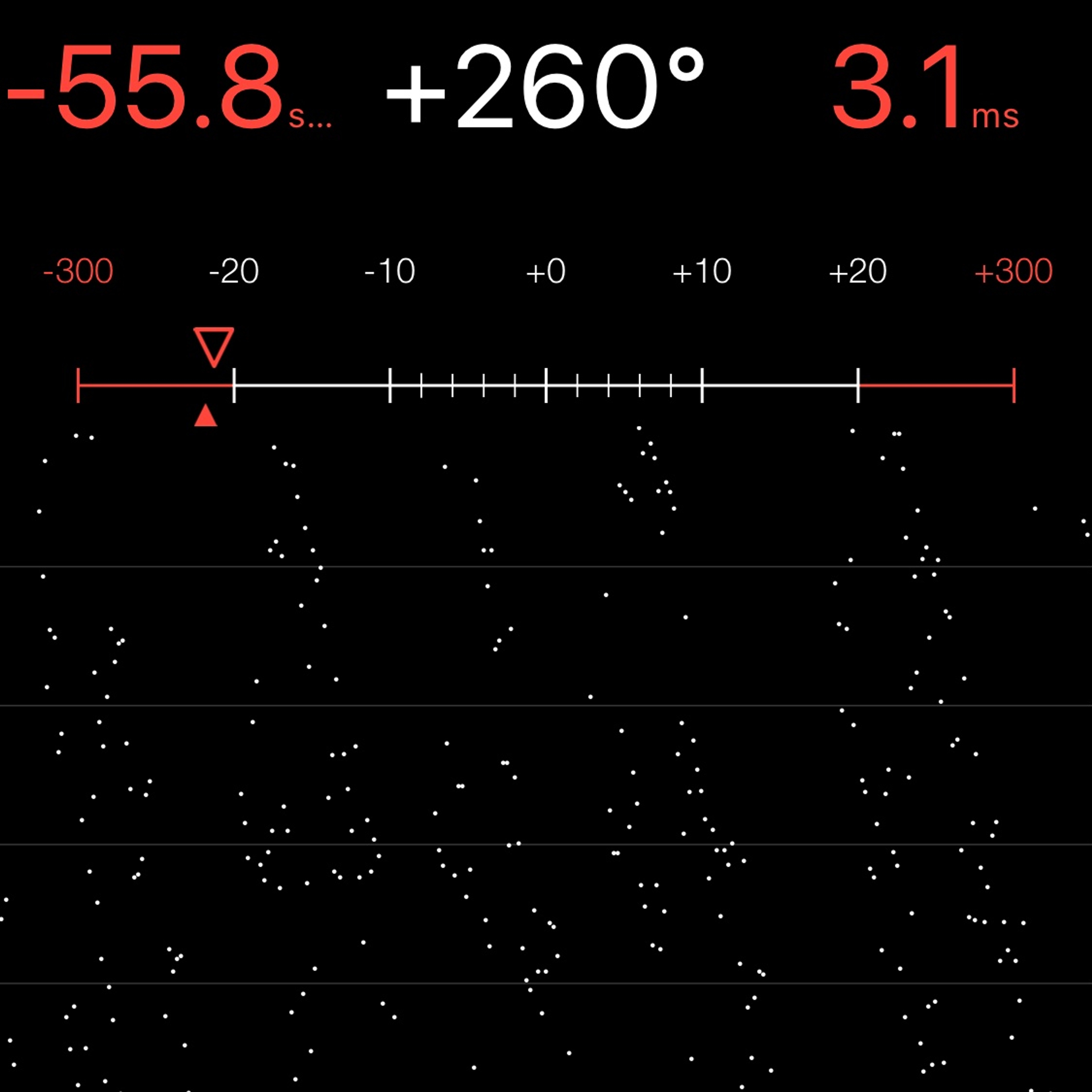 TIMING MACHINE READOUT