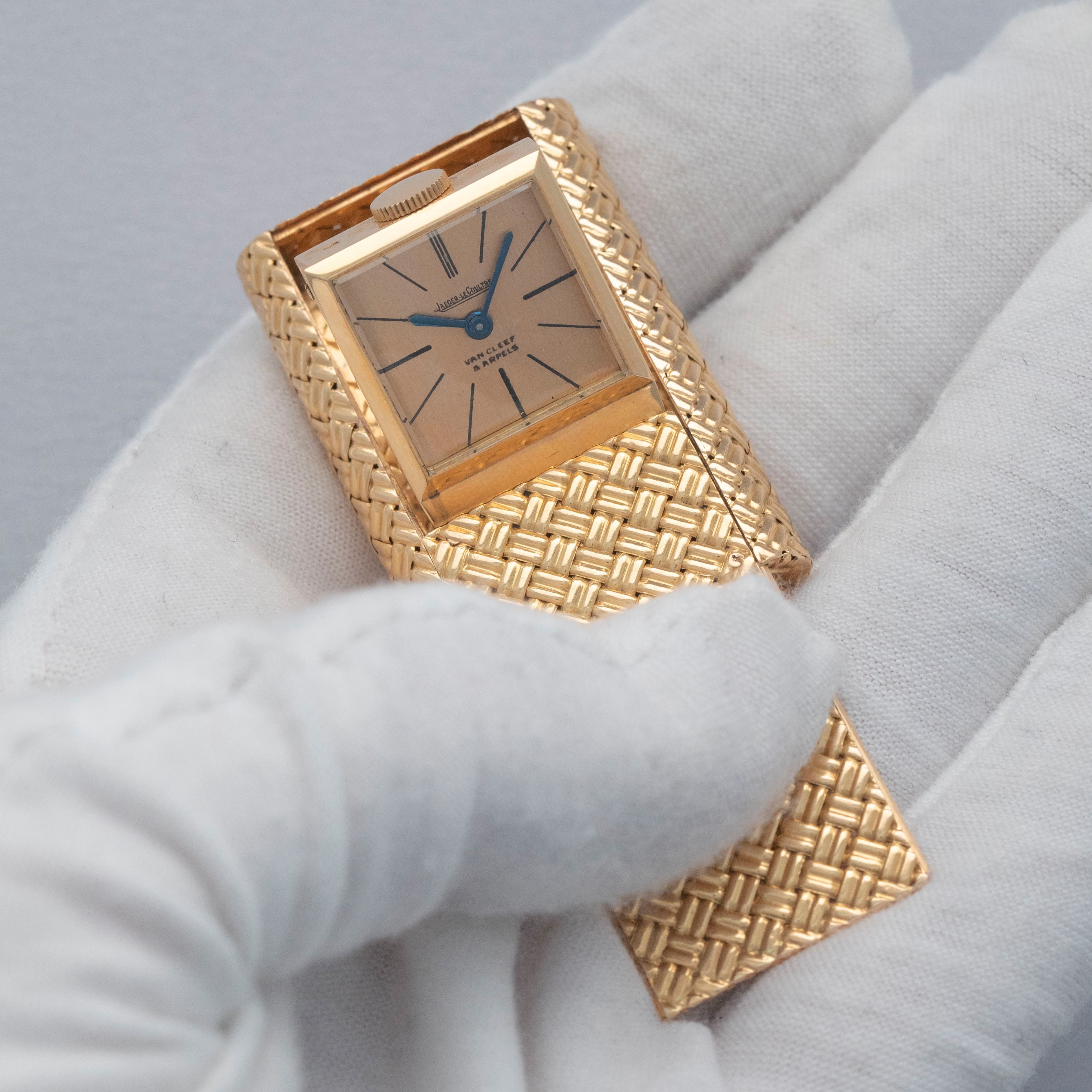 ね*こ様 Van Cleef & Arpels & Cartier ほか　箱、紙 Jaeger-LeCoultre Purse Watch made for Van Cleef & Arpels 18k YG