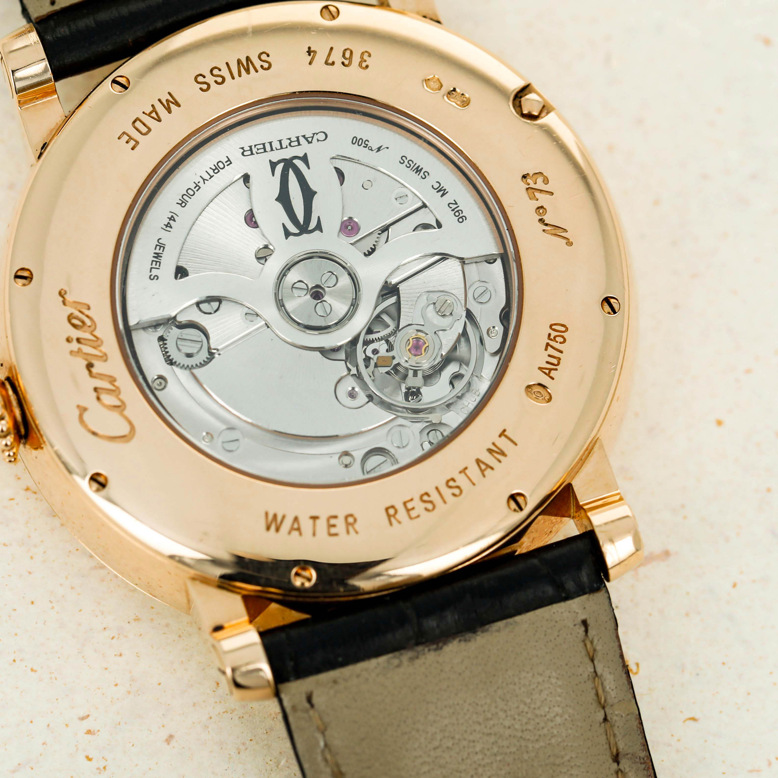 Cartier Rotonde de Cartier 45 Day and Night 3674 18k Rose Gold