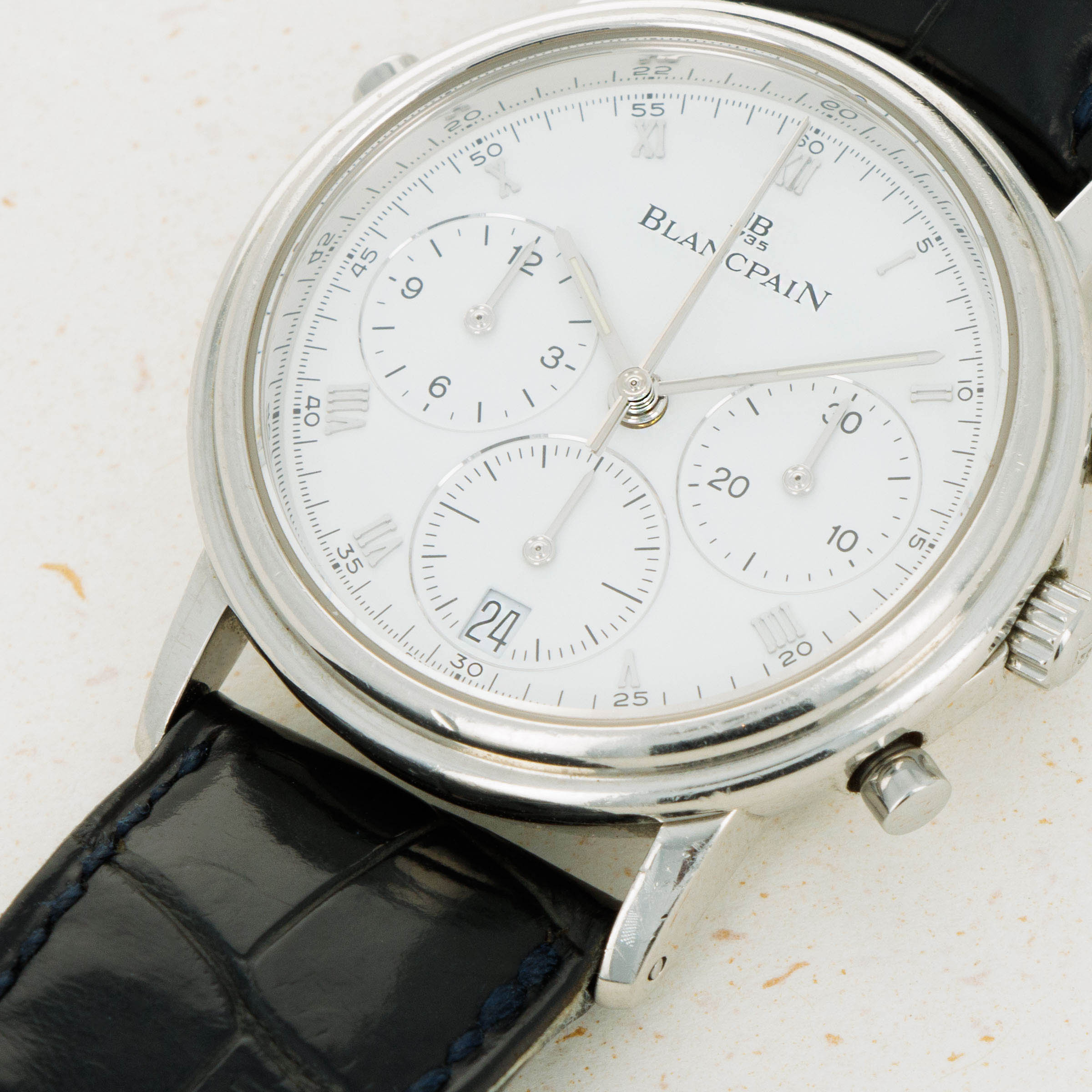 Blancpain Villeret Split Second Chronograph 1186 Platinum