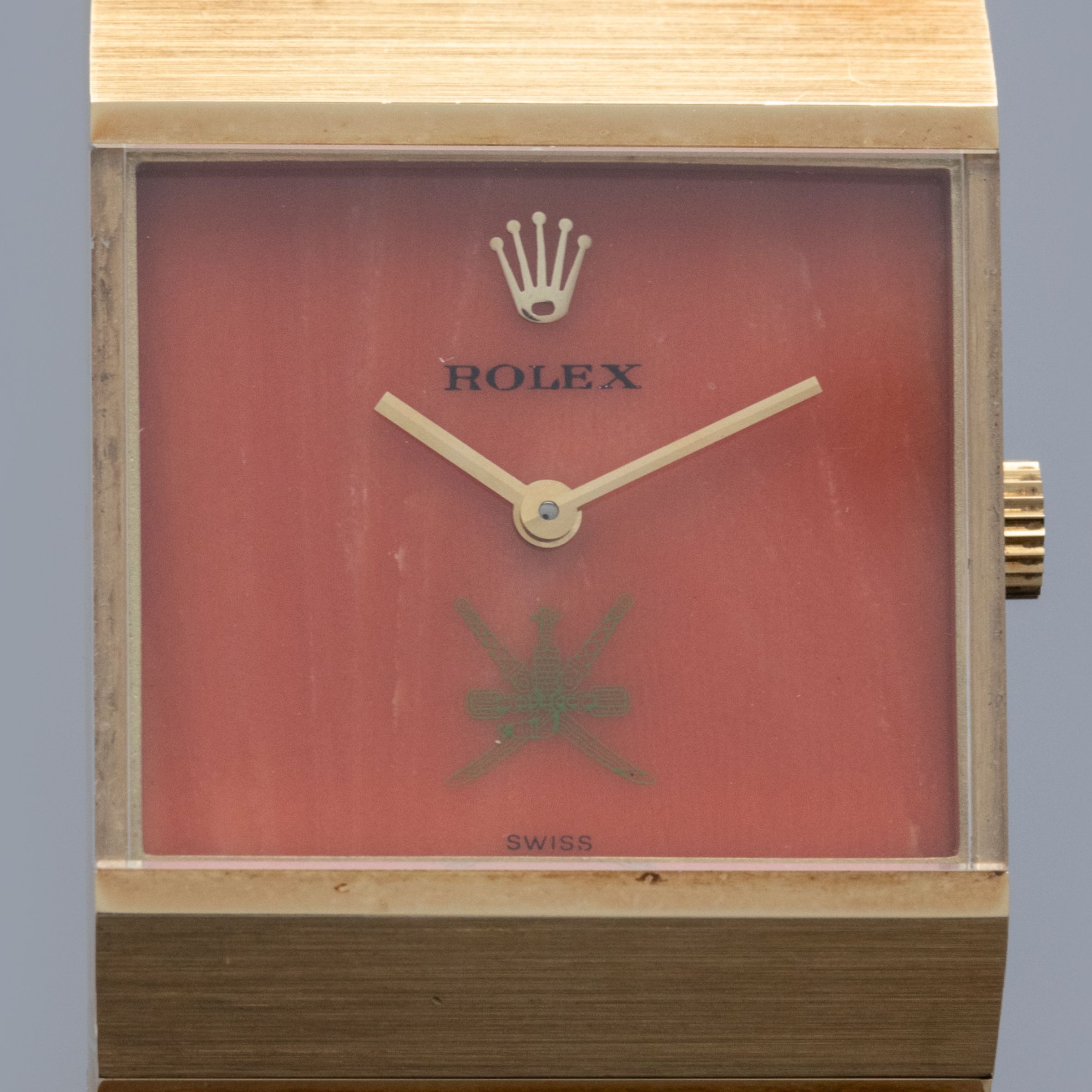 ROLEX QUEEN MIDAS 3585 CORAL DIAL GREEN KHANJAR LIKE NEW