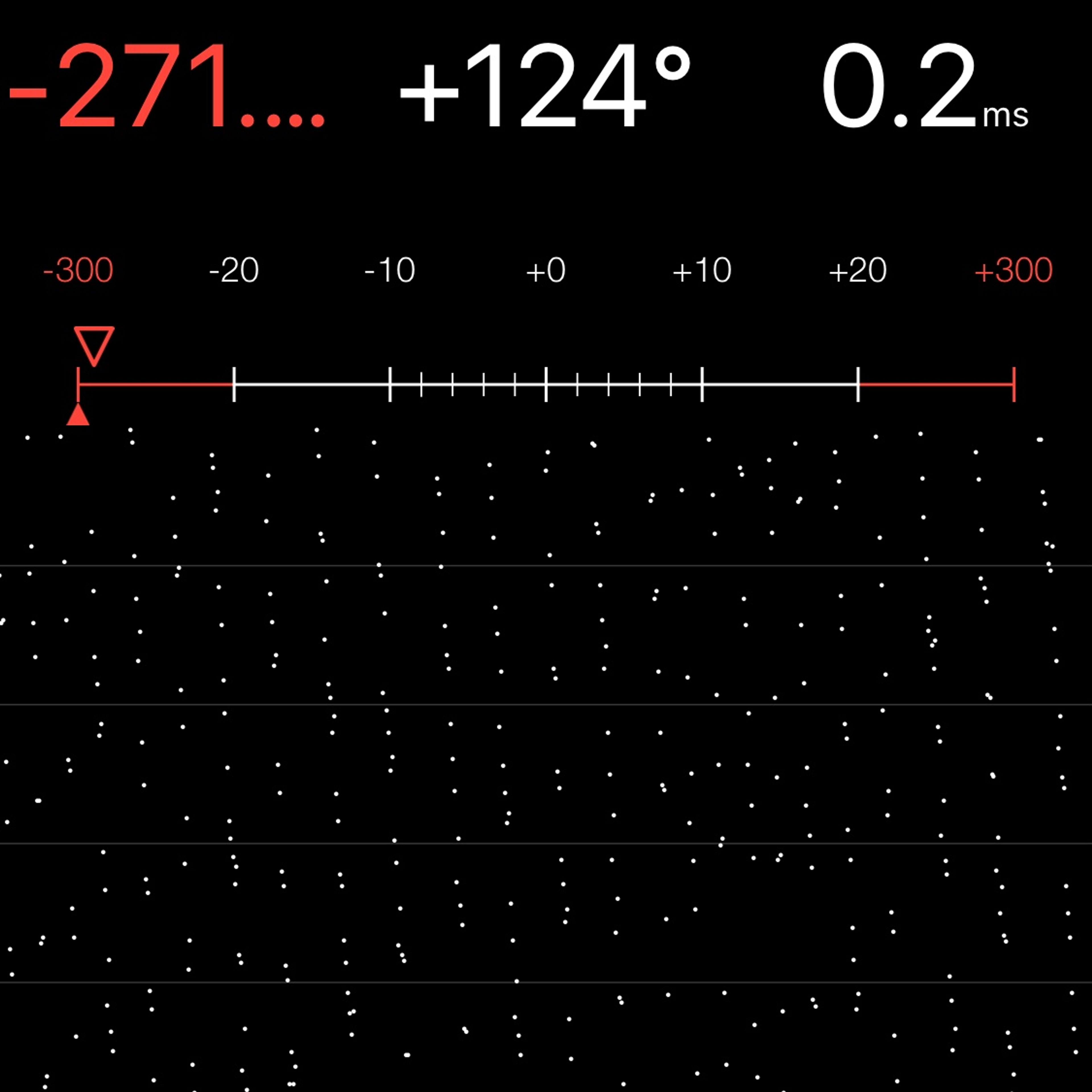 TIMING MACHINE READOUT