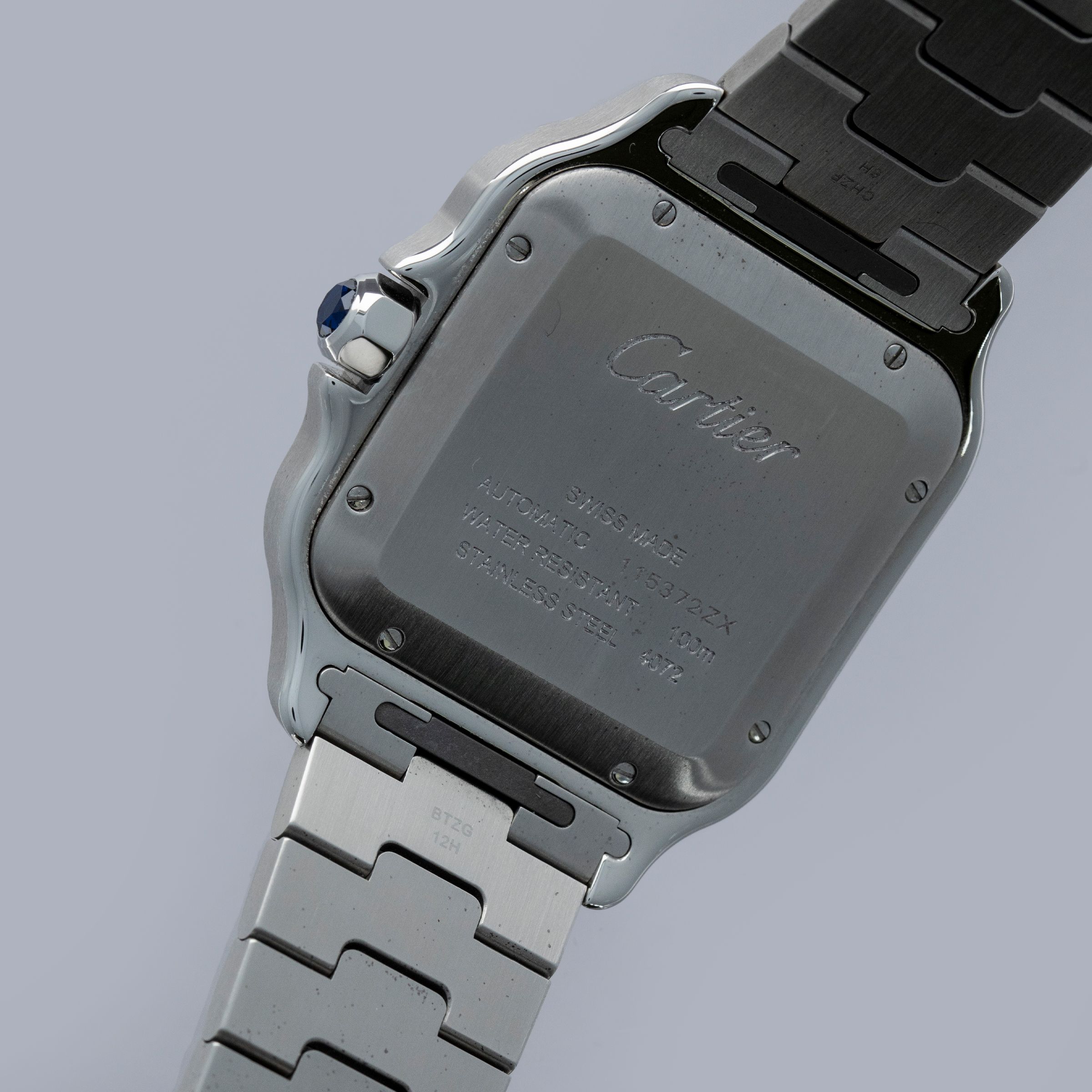 Cartier Santos de Cartier 4072 Stainless Steel with Bracelet