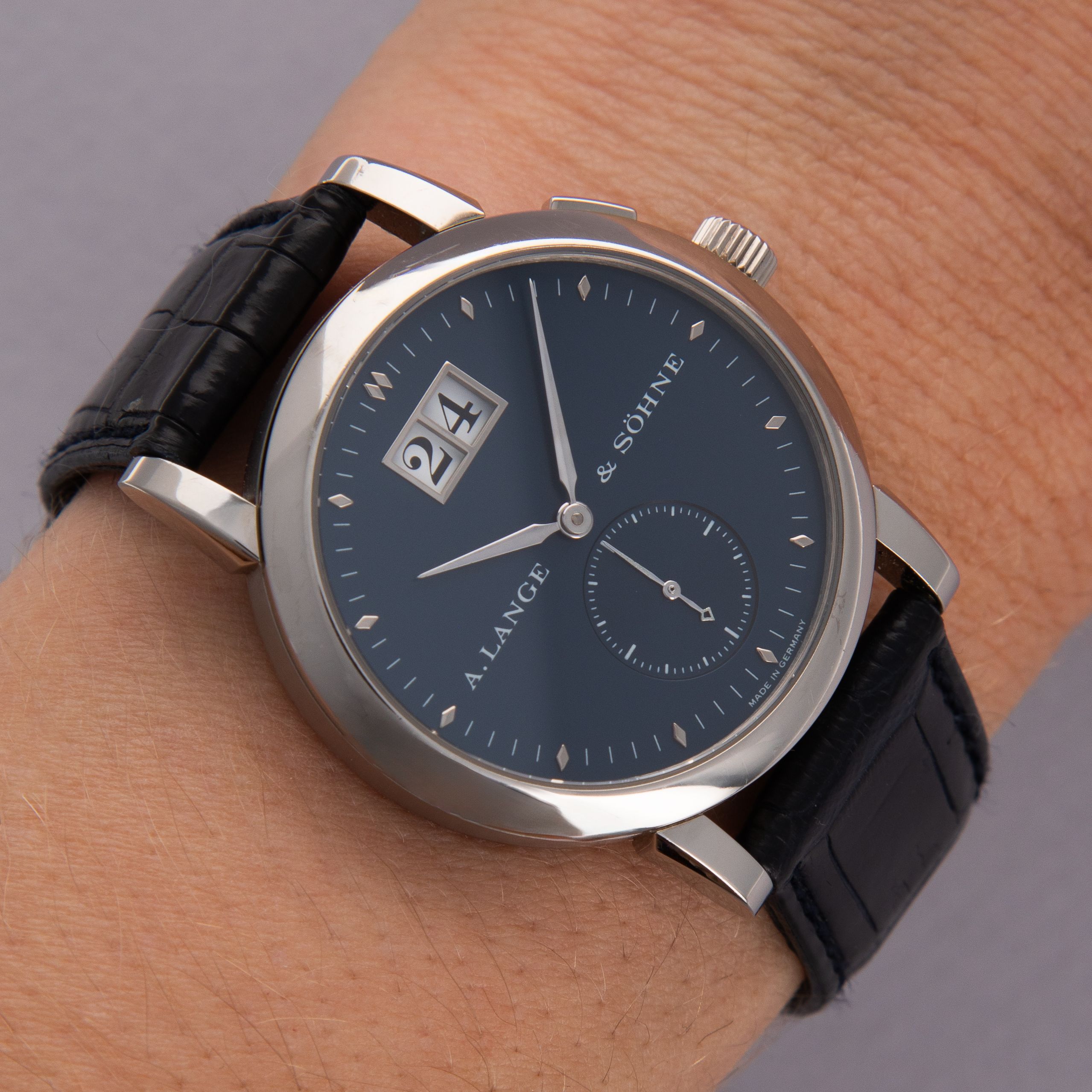 時計 A77 OGA IWC Big Pilot IW 5027-02 in steel, annual calendar – Special Dial