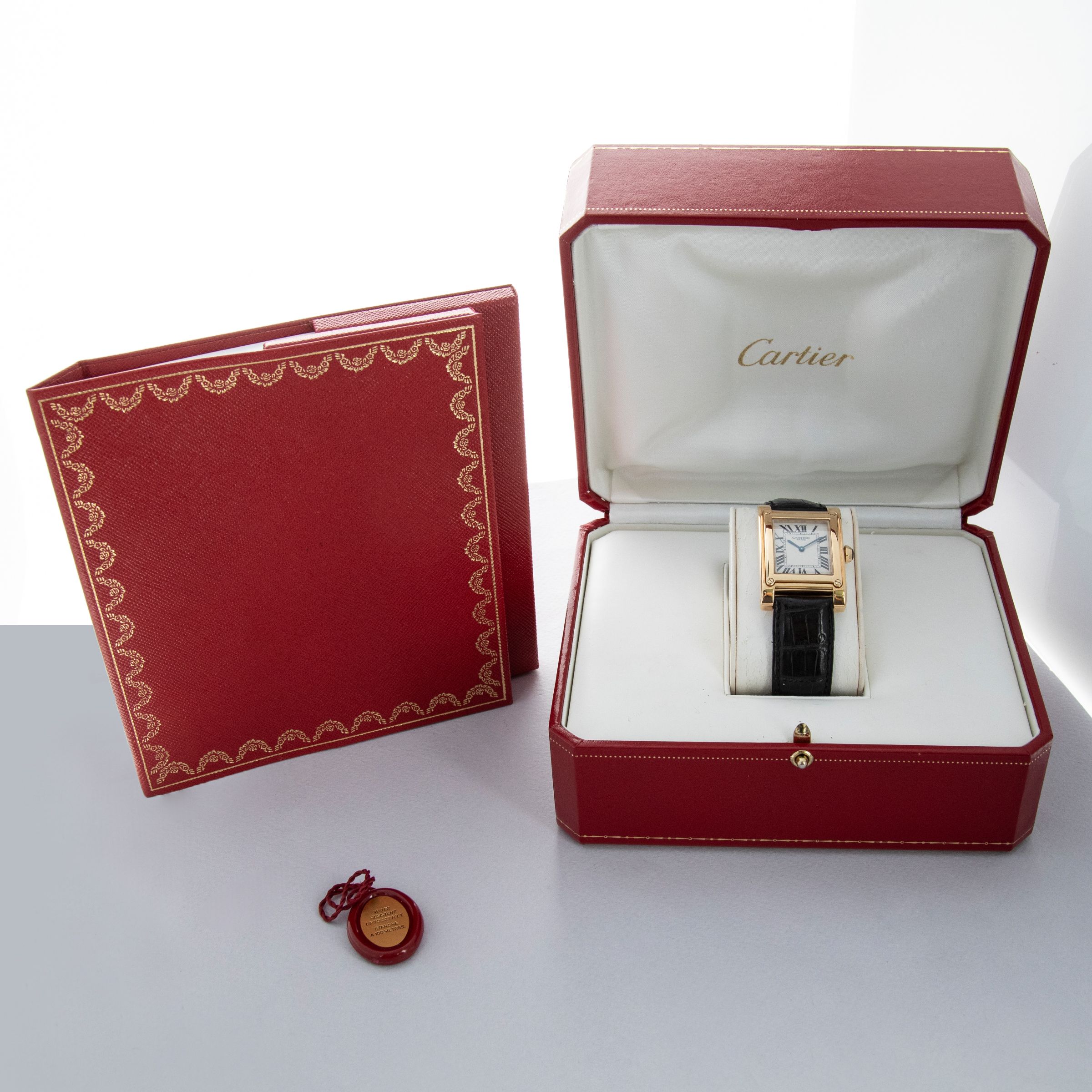 Cartier CPCP Tank A Vis 2484 18k YG | Auctions | Loupe This