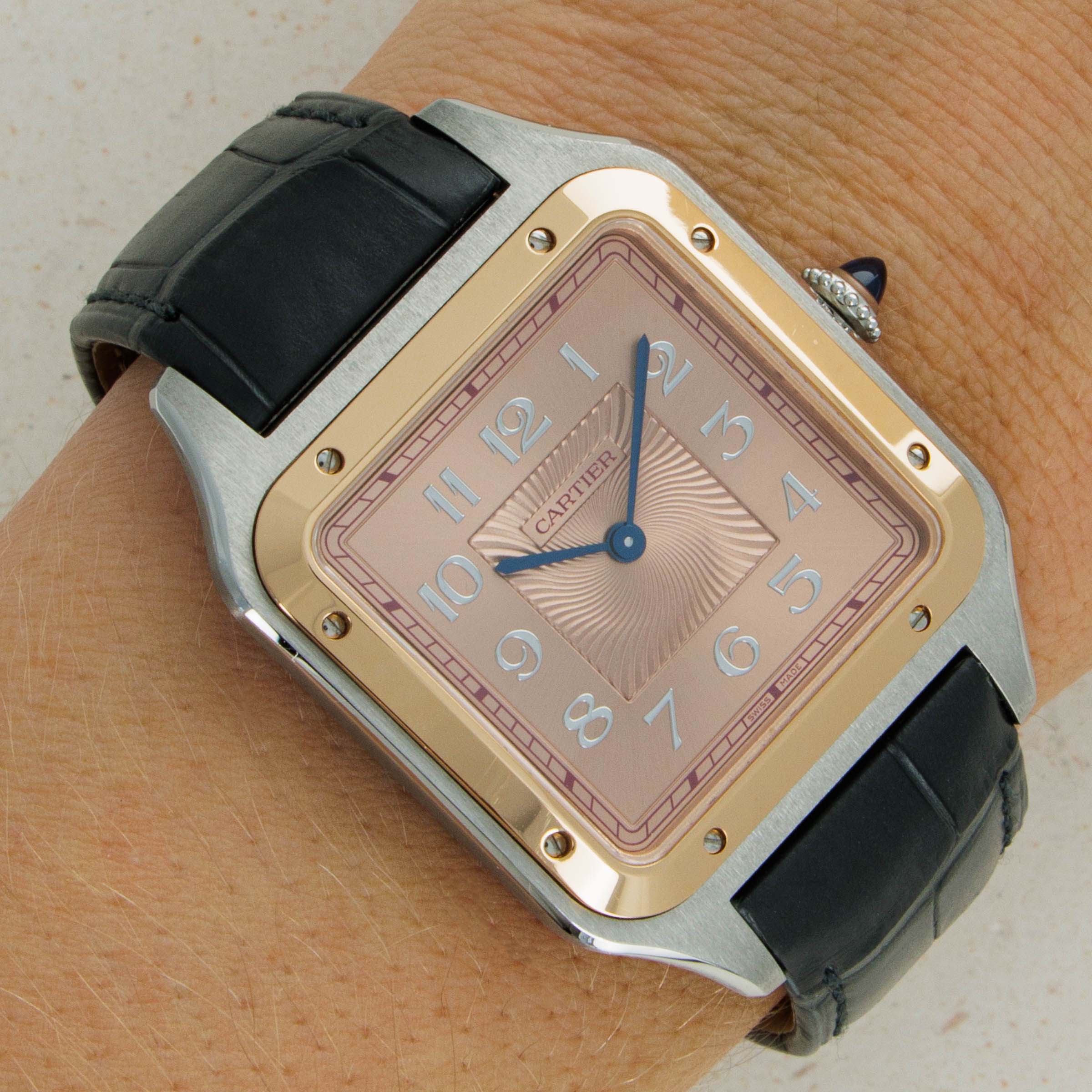 Cartier Santos Dumont XL W2SA0025 Steel and Rose Gold Limited