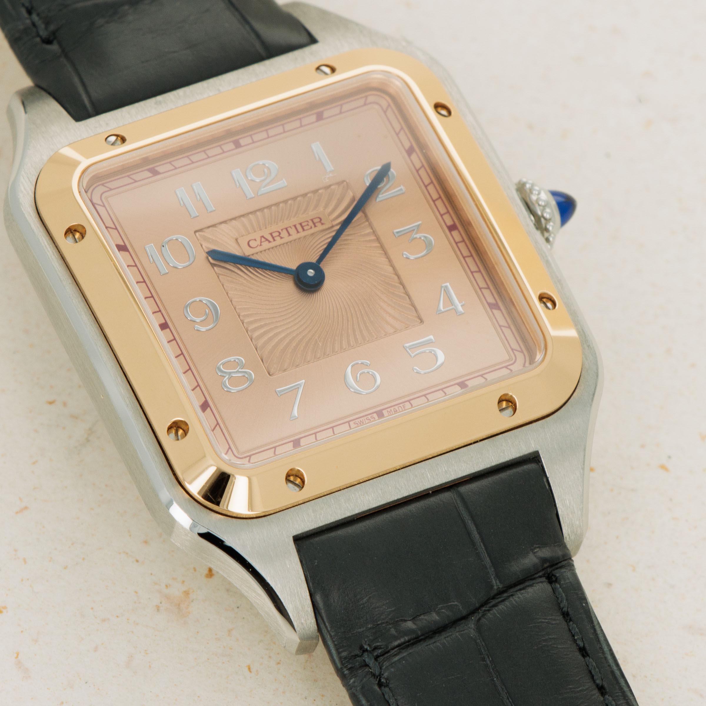 Cartier Santos Dumont XL W2SA0025 Steel and Rose Gold Limited