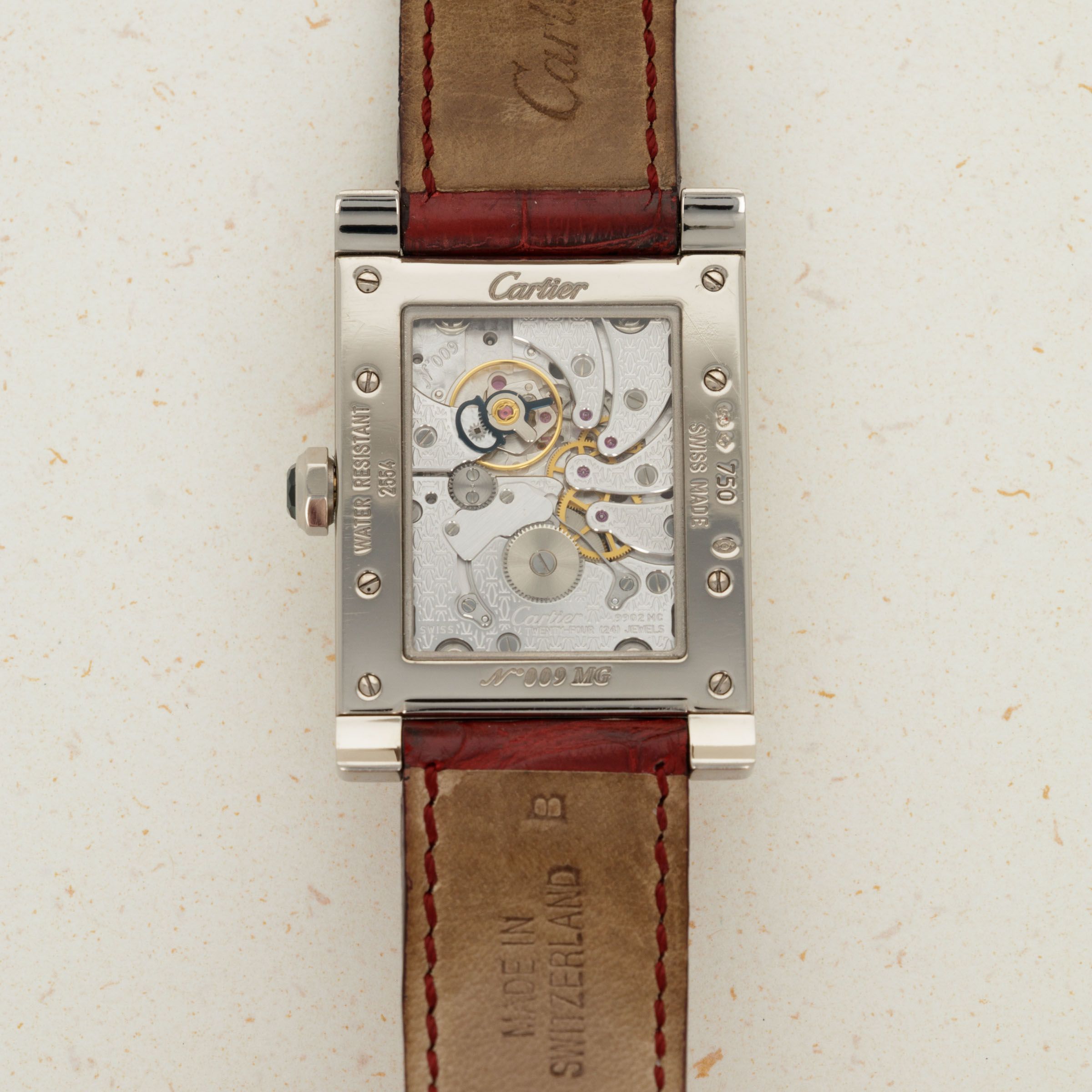 Cartier CPCP Tank a Vis Wandering Hours | Auctions | Loupe This