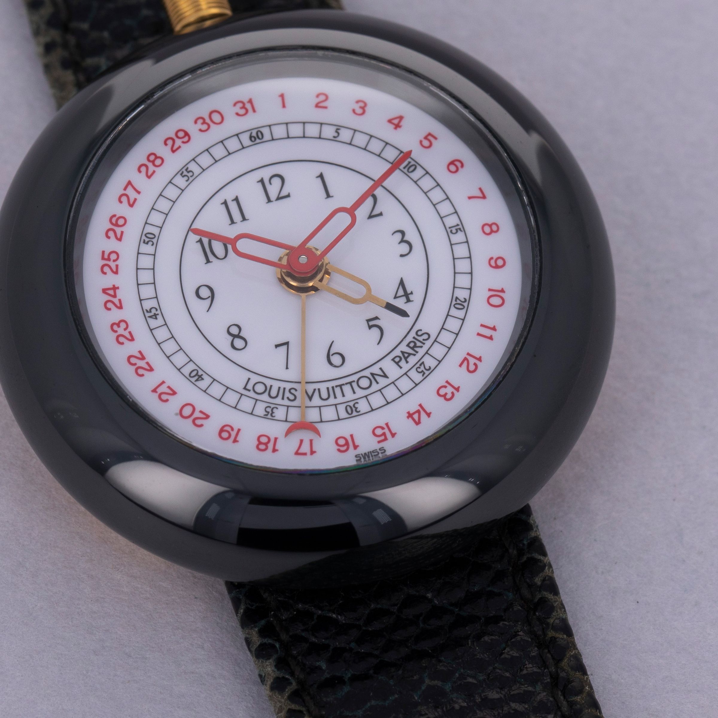Louis Vuitton Monterey II Quartz Alarm Black Ceramic | Auctions