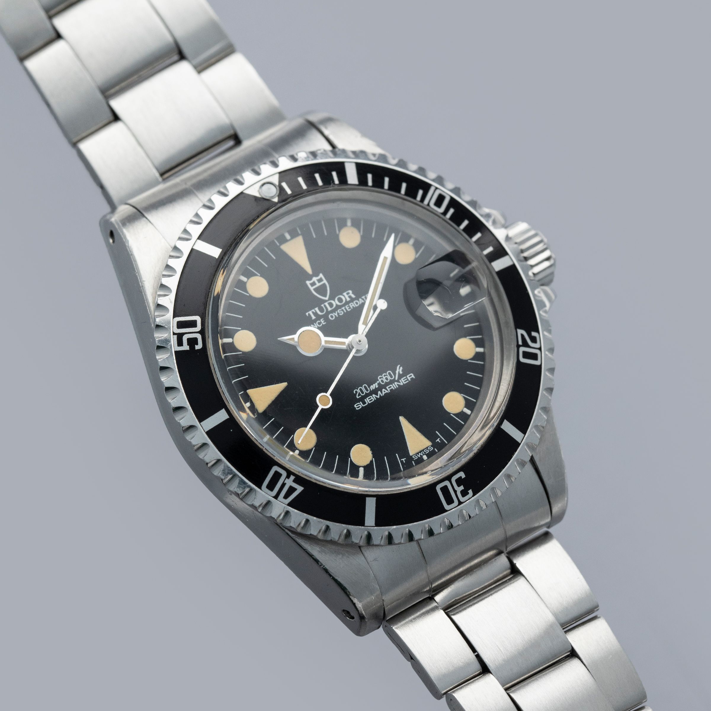 Tudor Submariner Date 76100 Lollipop Hand | Auctions | Loupe This