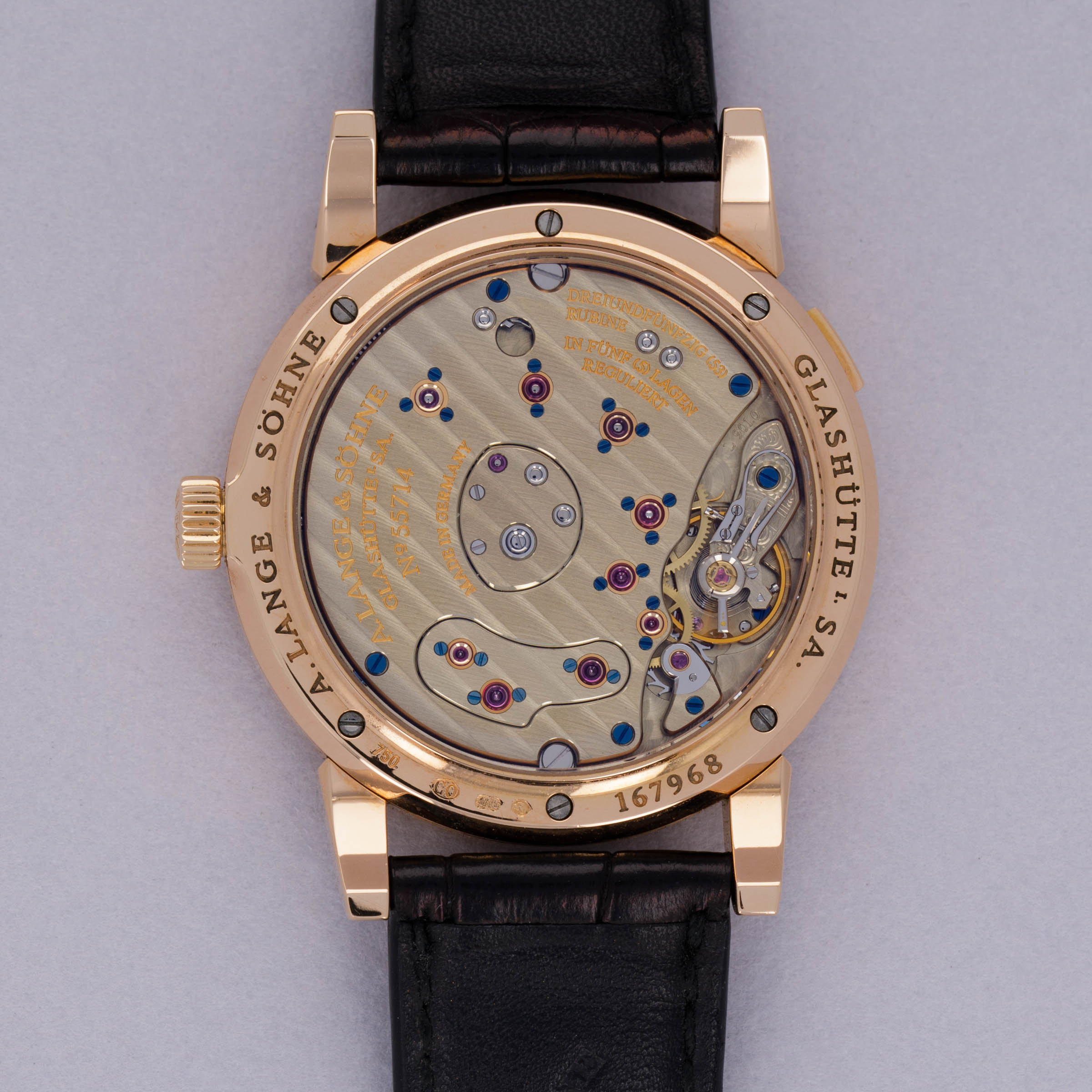 A. Lange & Sohne Lange 1 101.032 18k RG | Auctions | Loupe This