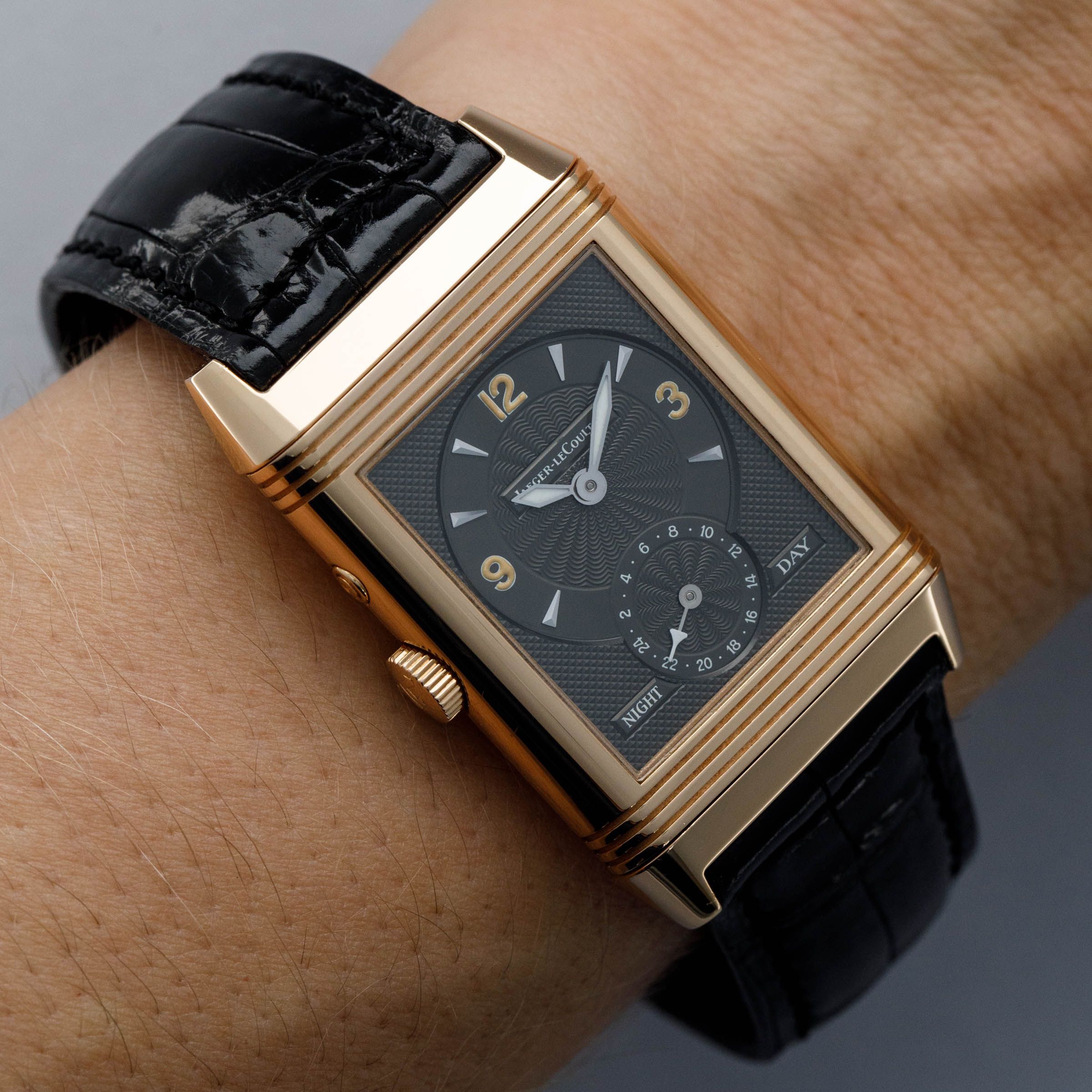 JAEGER LECOULTRE REVERSO DUO 270.240.544B 18K RG | Auctions