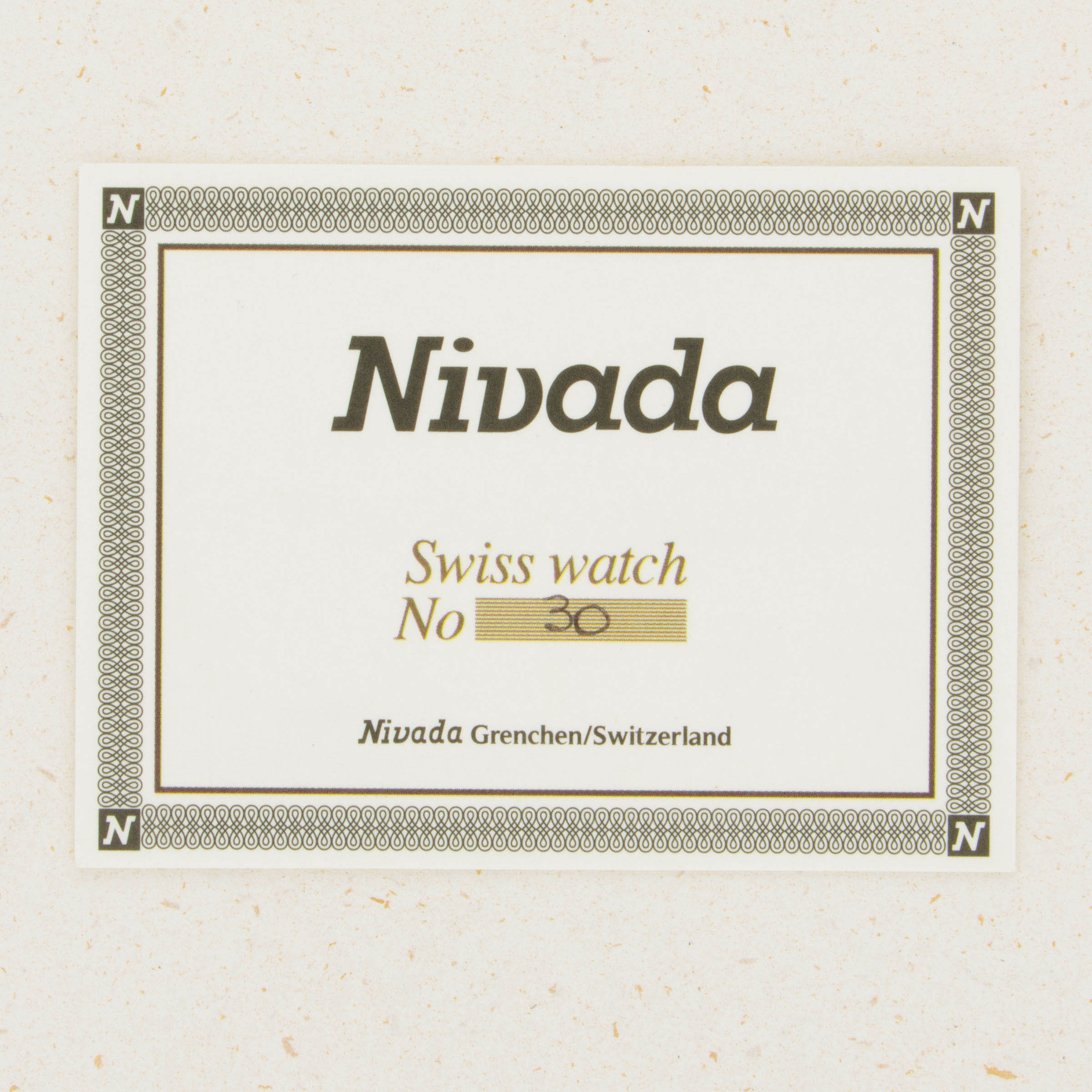 Nivada Grenchen Chronomaster Aviator Sea Diver Perpétuel Limited