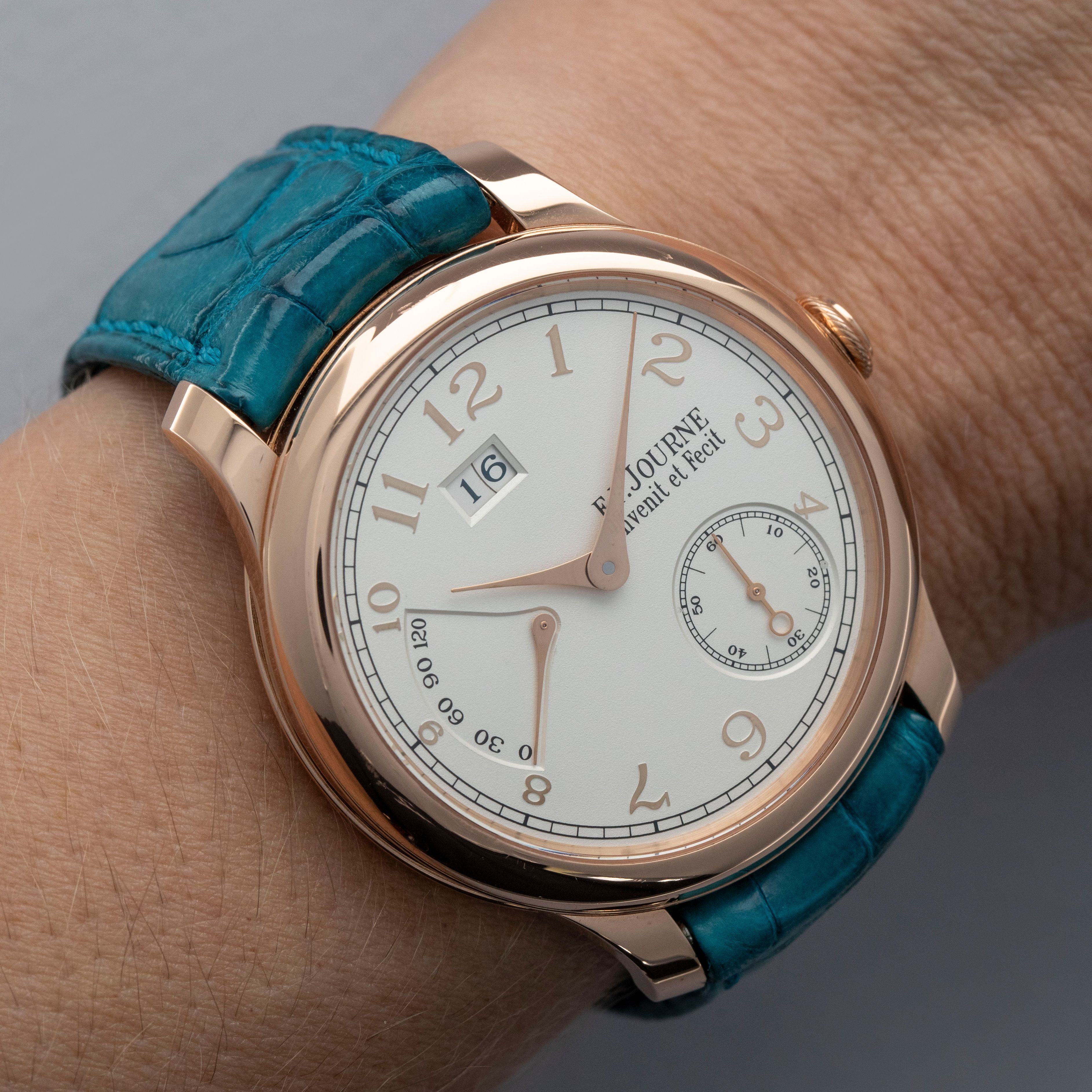 オーデコロン F.P. Journe Octa Automatique Reserve AR 18k RG | Auctions | Loupe This