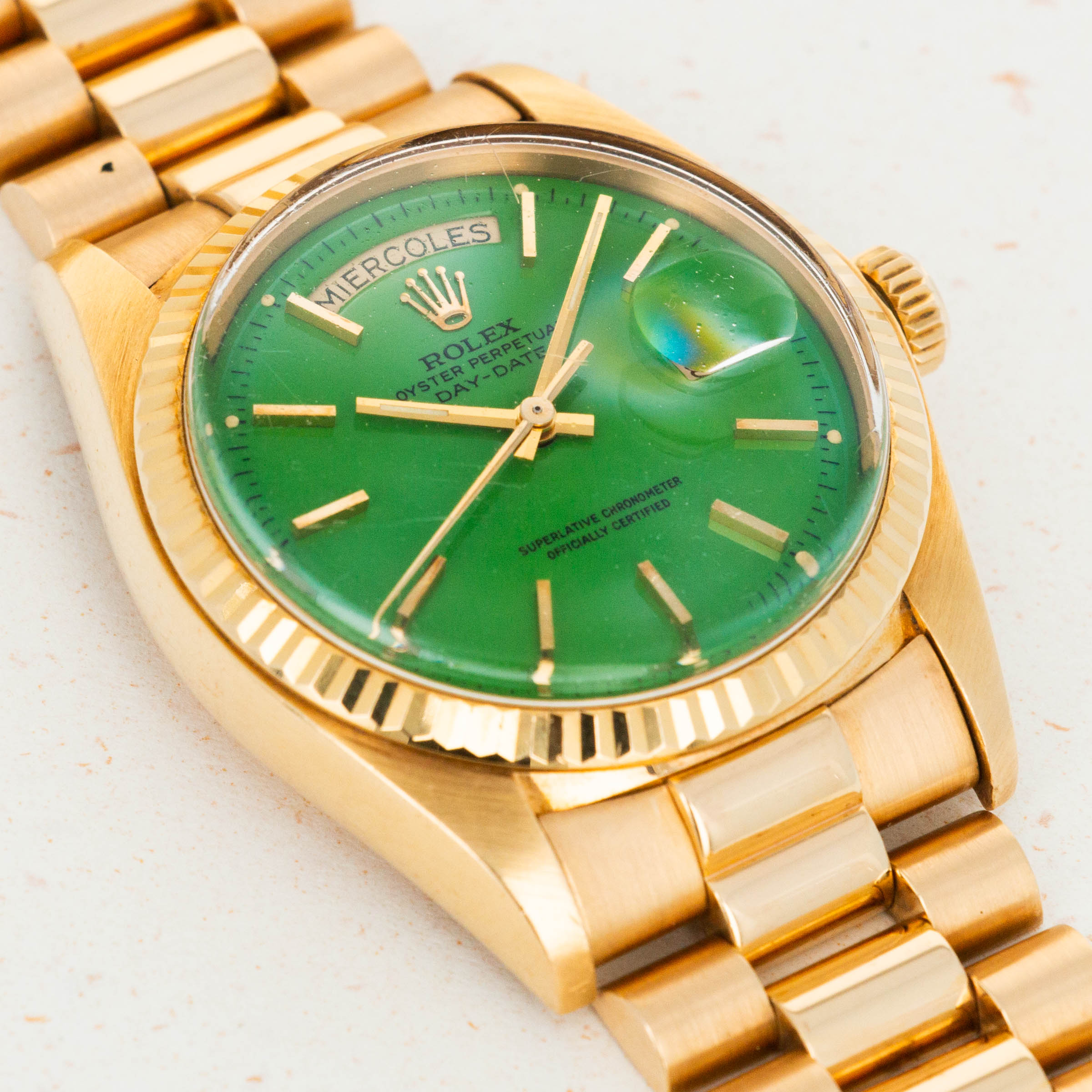 Rolex day date online stella dial