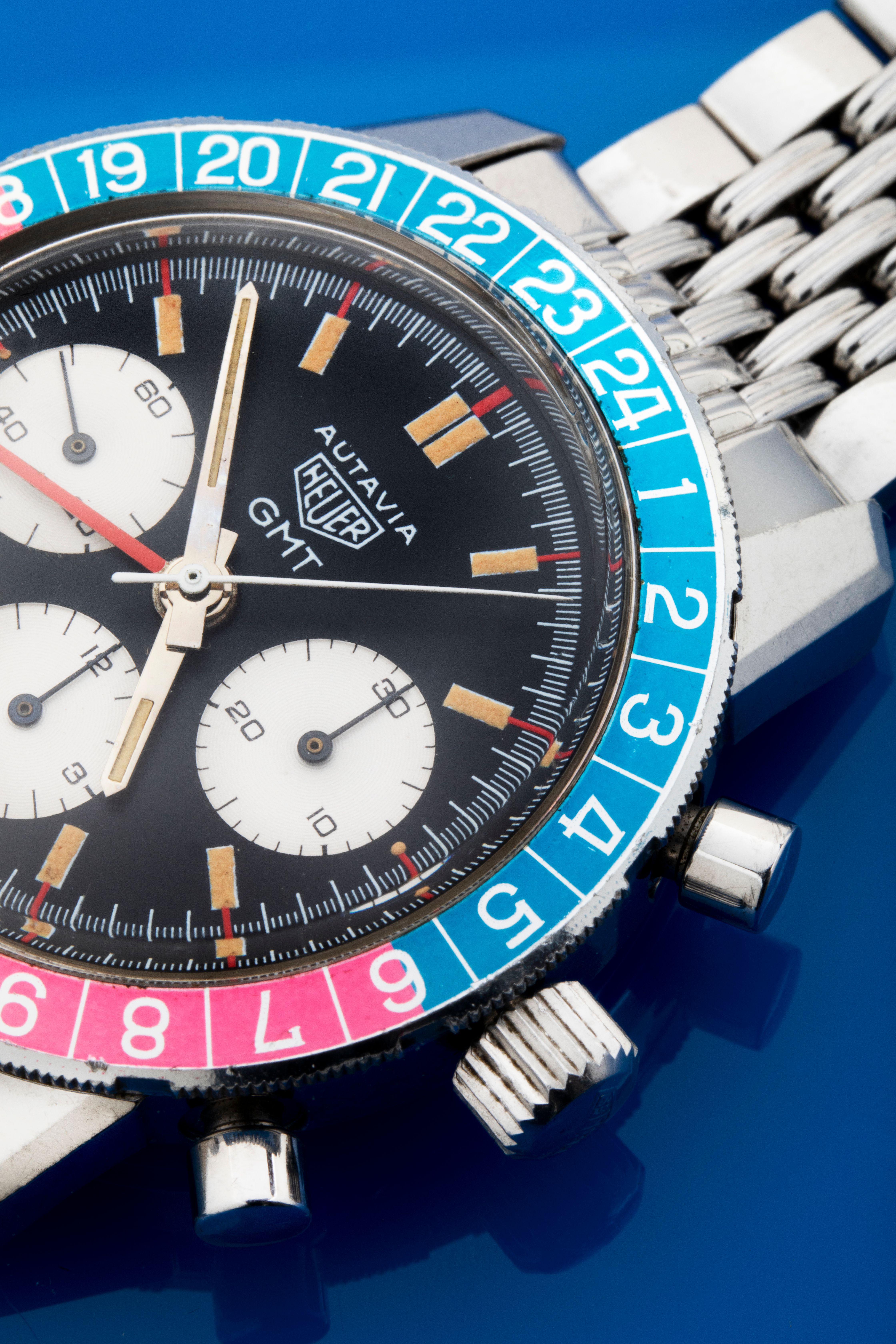 HEUER AUTAVIA GMT 2446C SECOND EXECUTION | Auctions | Loupe This